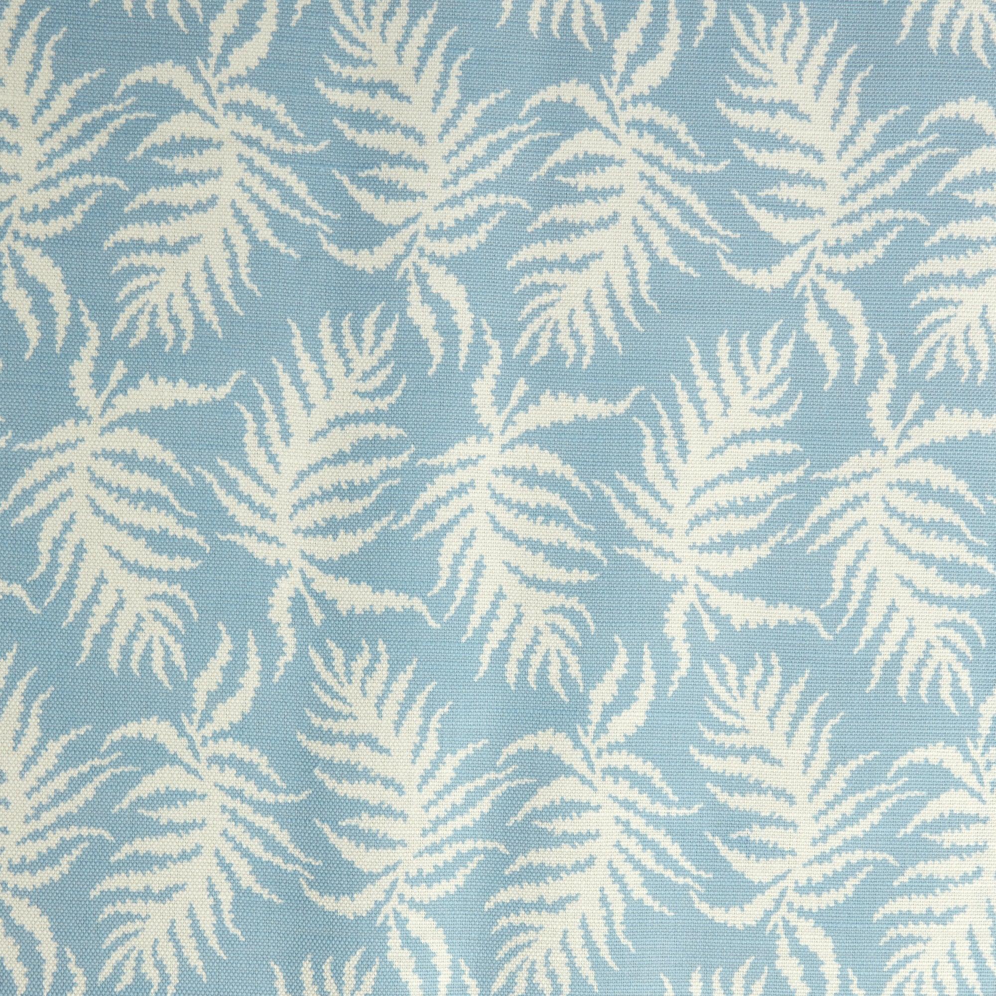 Blue Trailing Ferns Fabric - Image 2