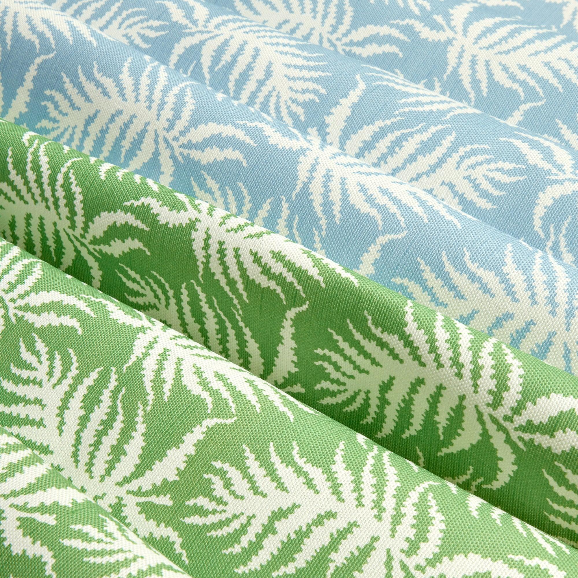 Blue Trailing Ferns Fabric - Image 4