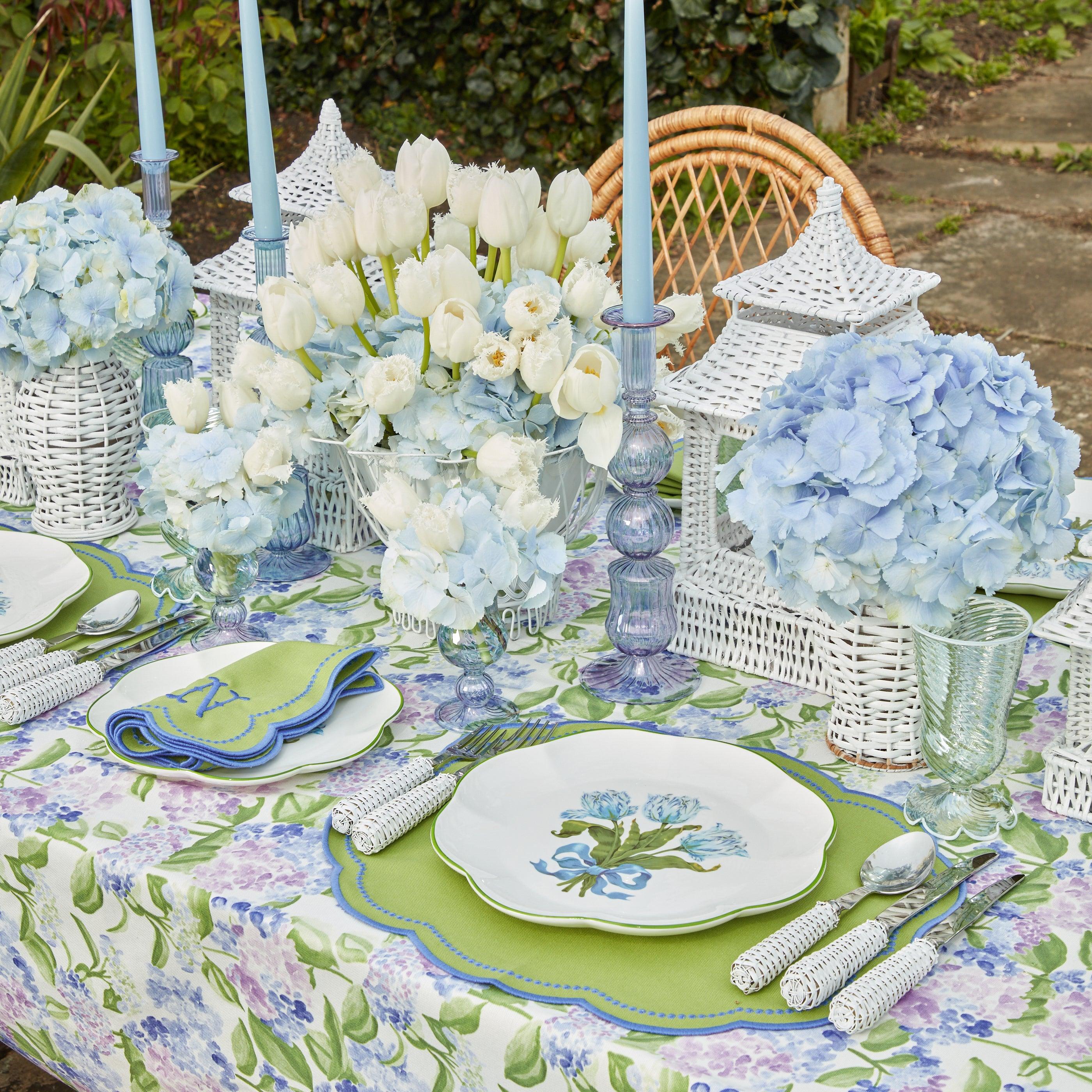 Blue Tulip Dinner Plates (Set of 4) - Image 13