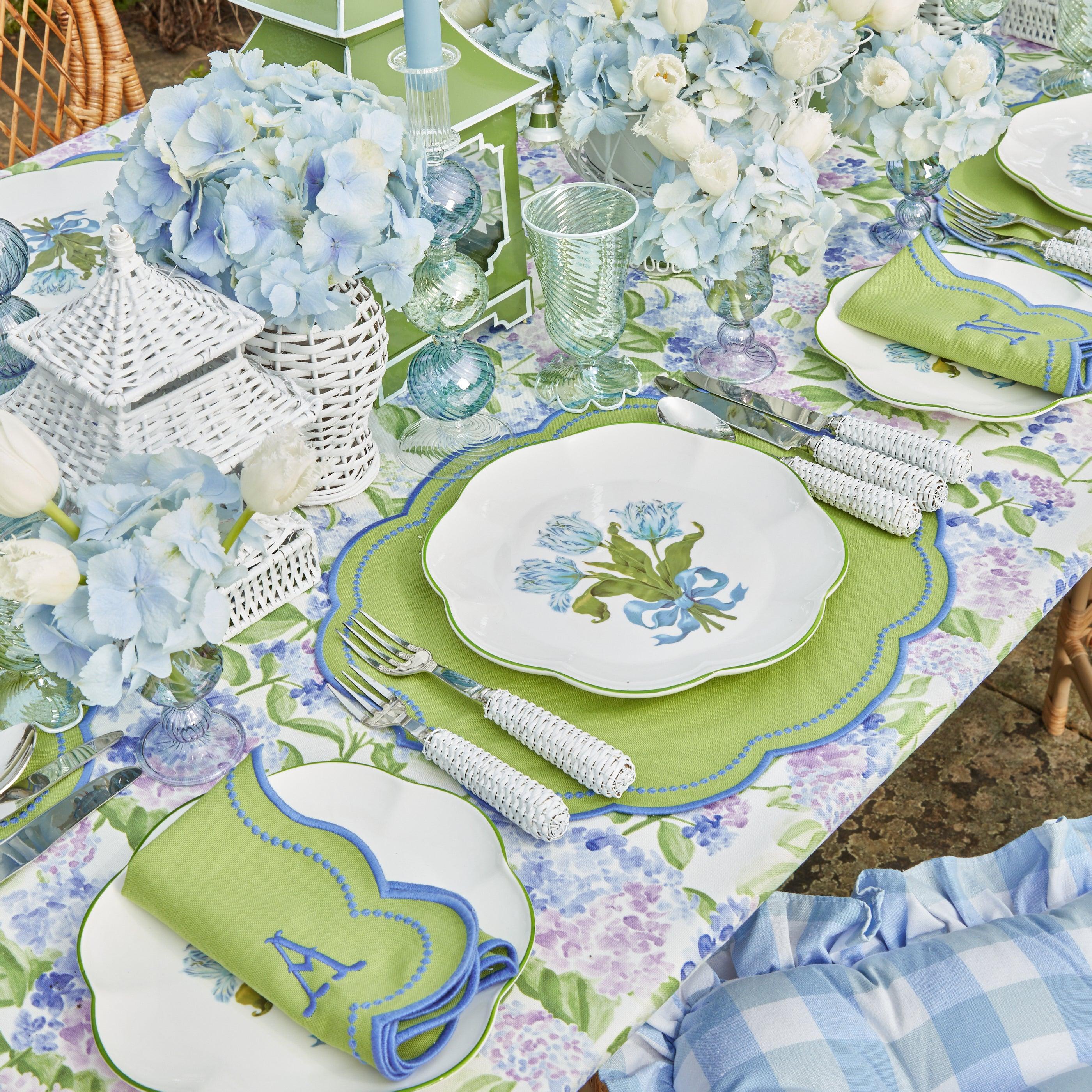 Blue Tulip Dinner Plates (Set of 4) - Image 15