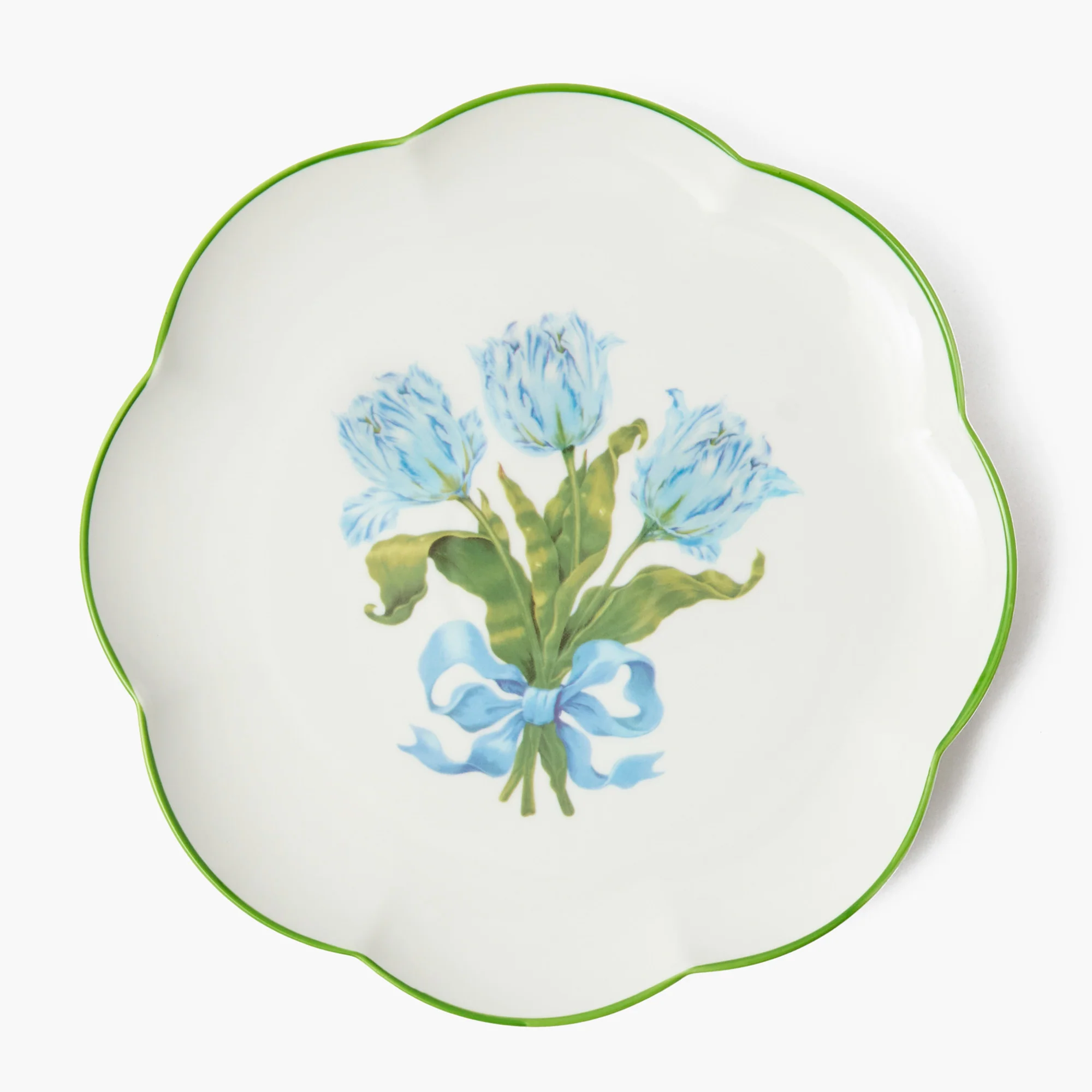 Blue Tulip Dinner Plates (Set of 4) - Image 5