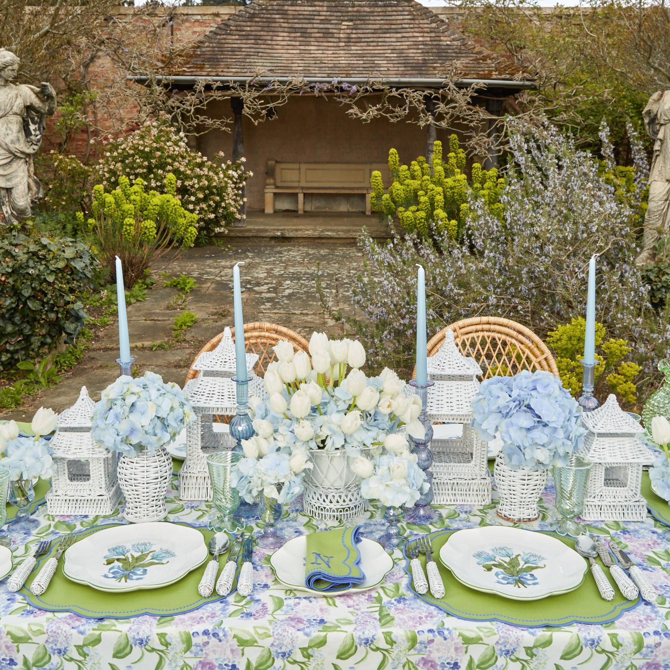 Blue Tulip Dinner Plate - Image 14