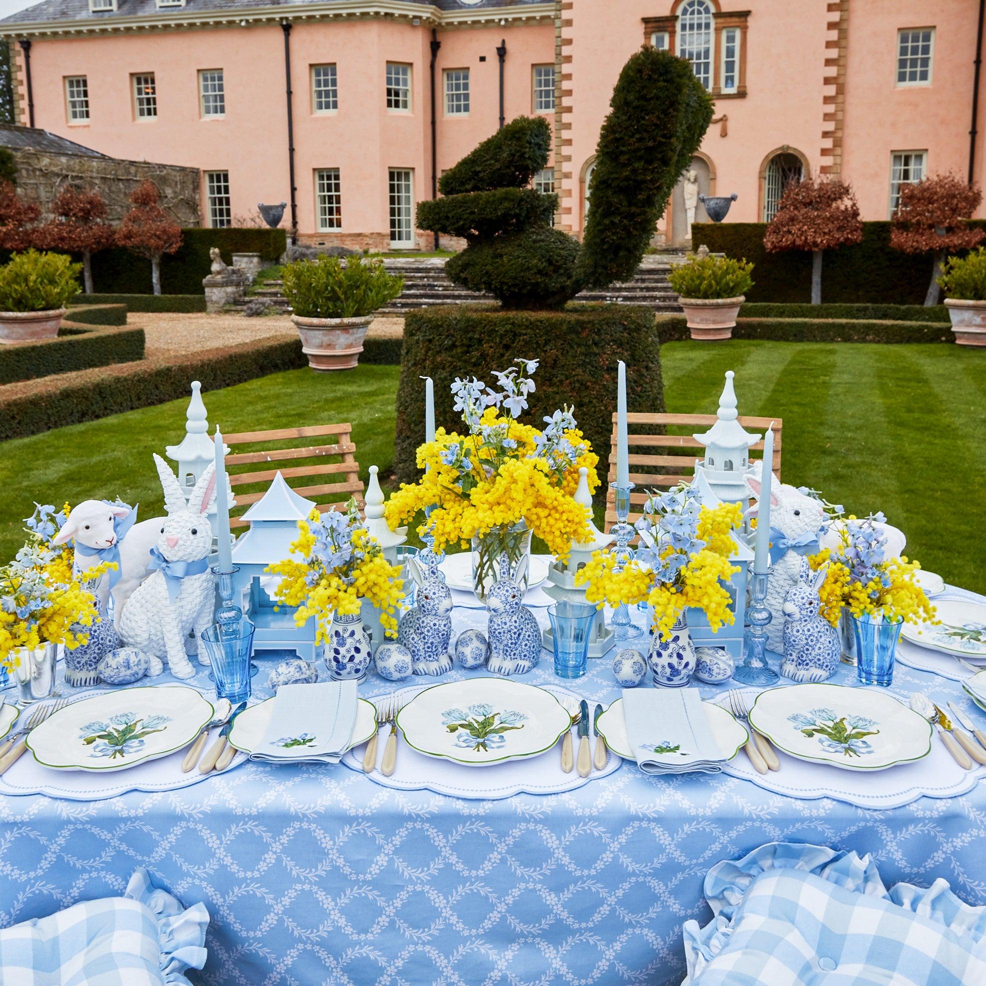 Blue Tulip Dinner Plate - Image 19