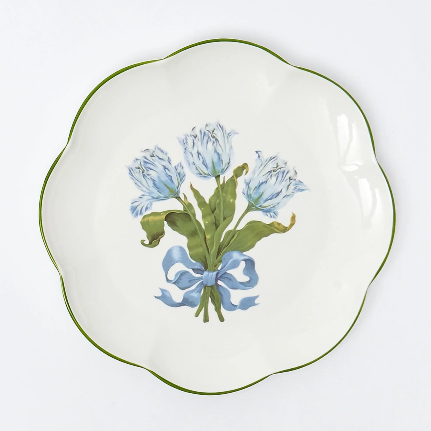 Blue Tulip Dinner Plate - Image 7