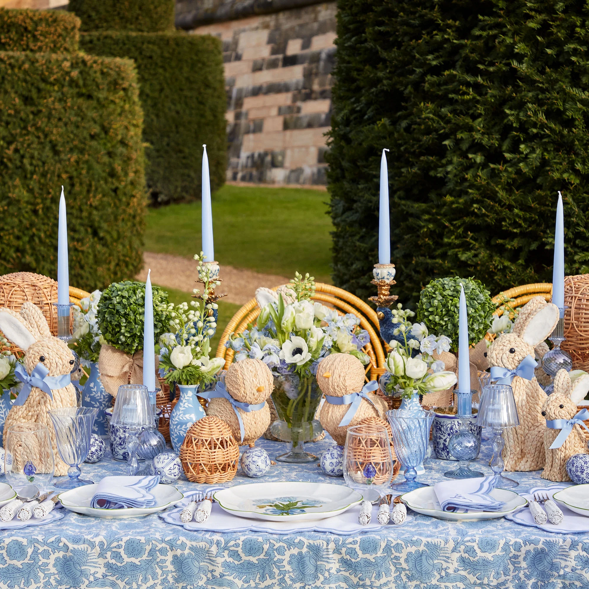 Blue Tulip Glasses (Set of 4) - Image 15