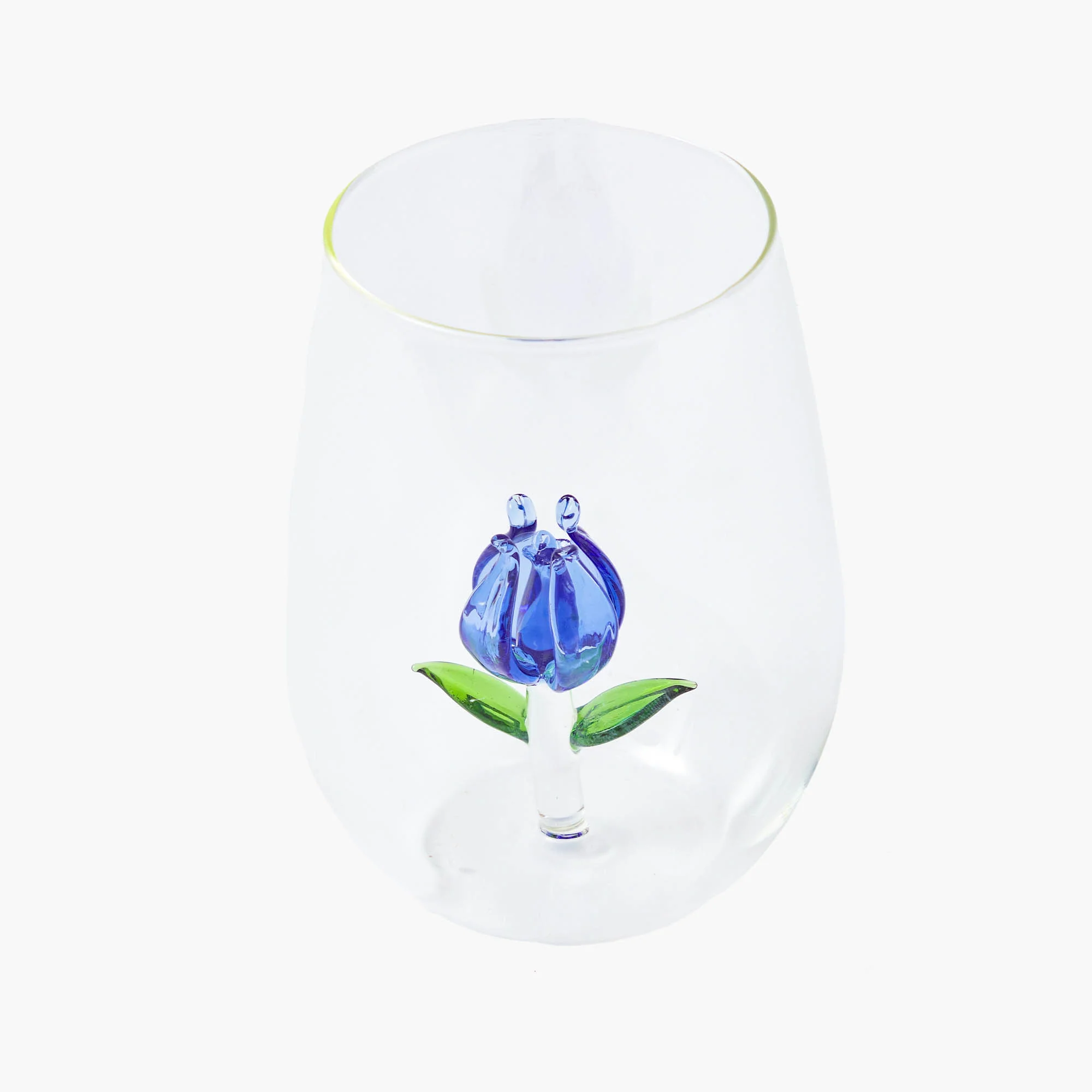Blue Tulip Glasses (Set of 4) - Image 18