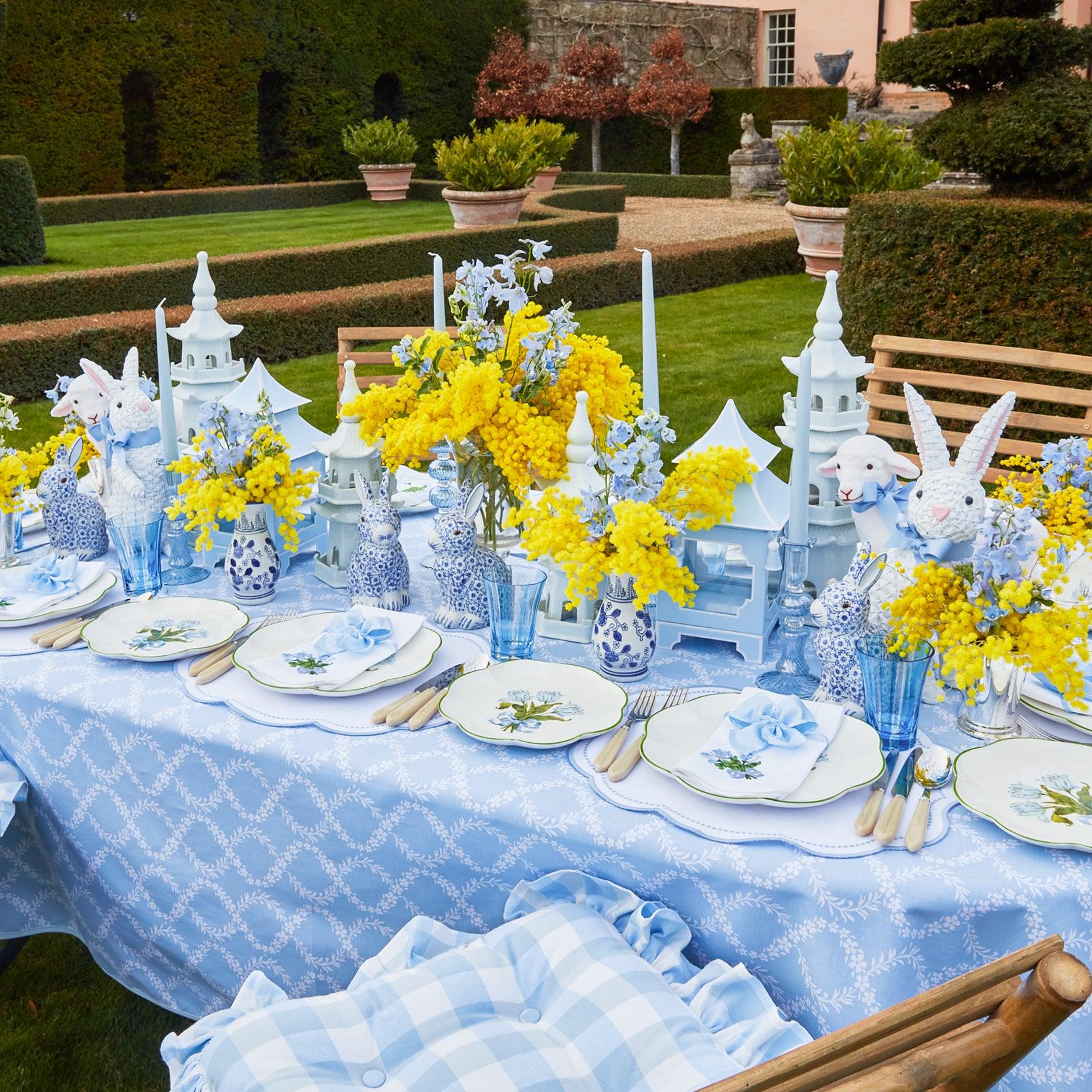 Blue Tulip Starter Plates (Set of 4) - Image 14
