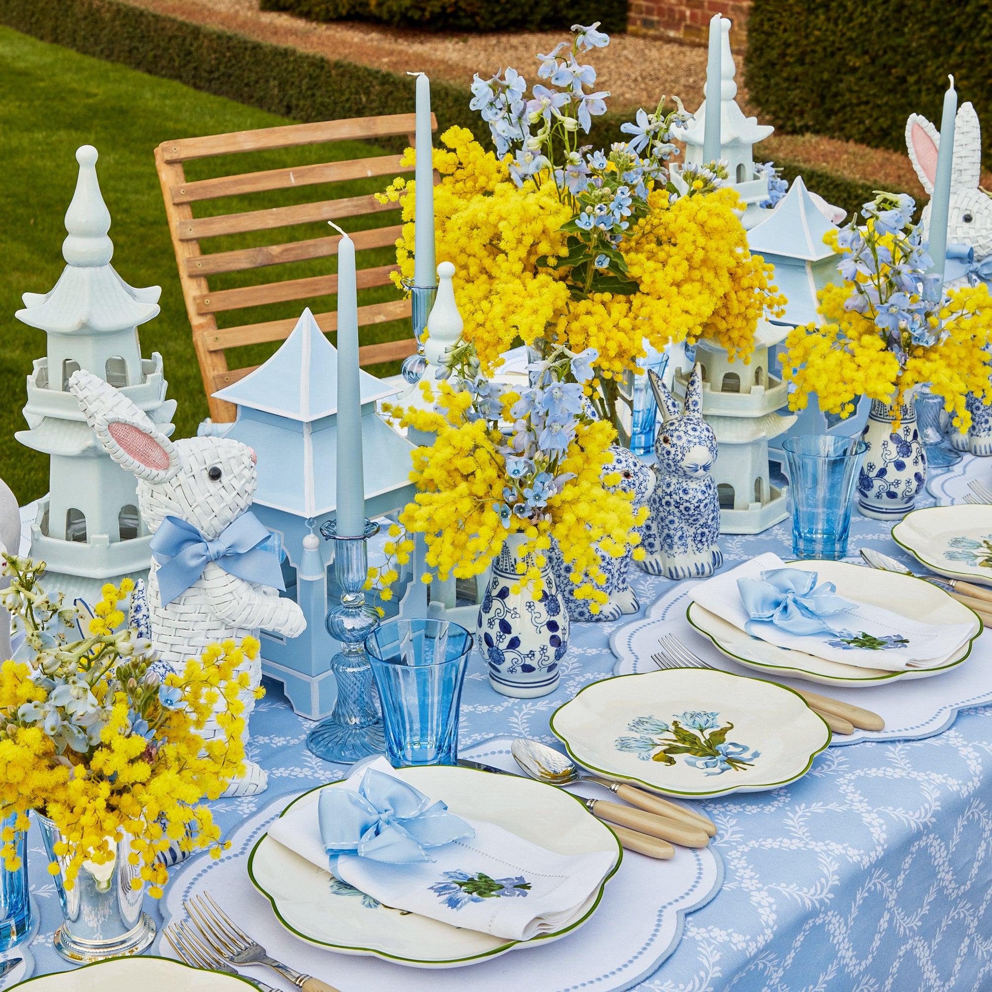 Blue Tulip Starter Plates (Set of 4) - Image 15