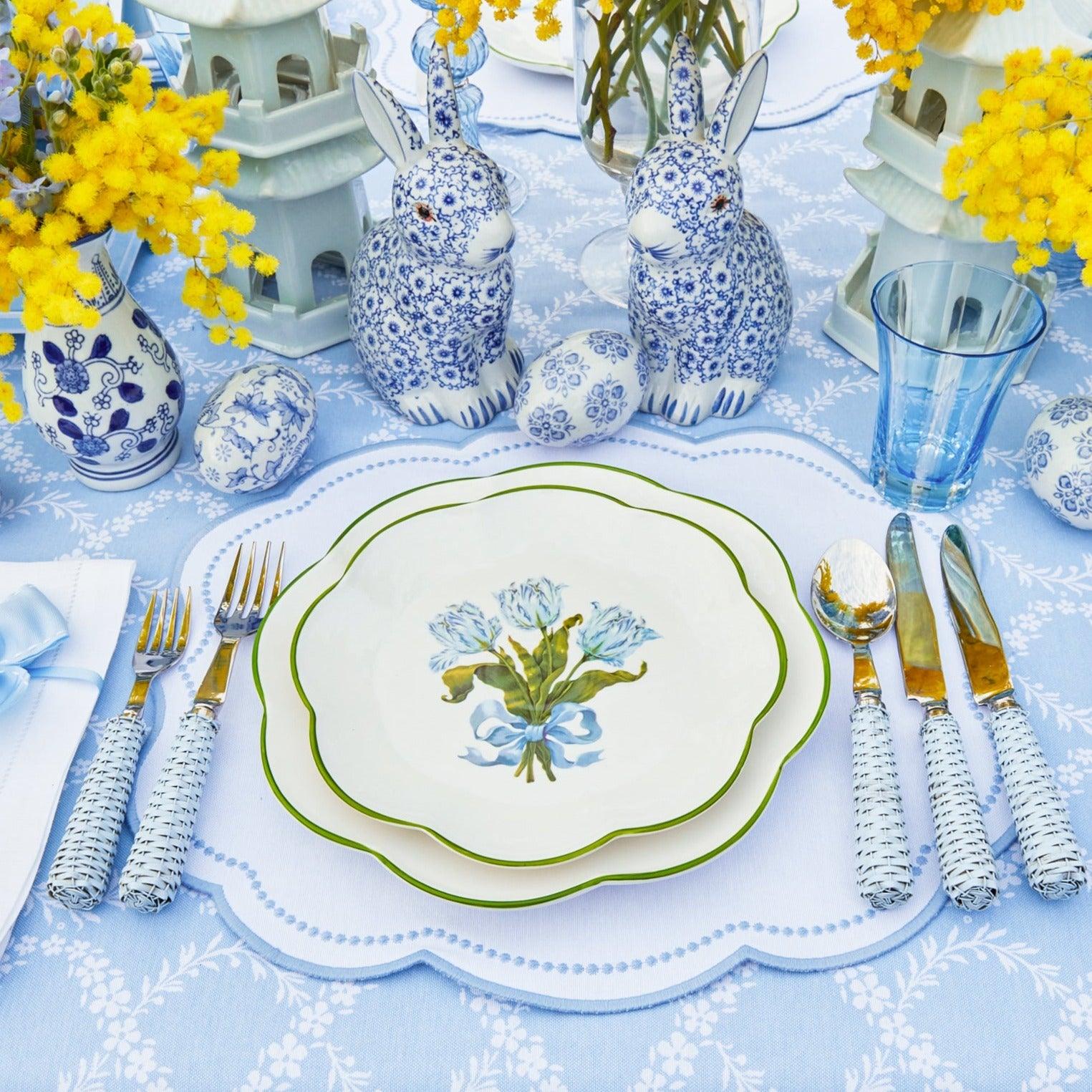 Blue Tulip Starter Plates (Set of 4) - Image 18