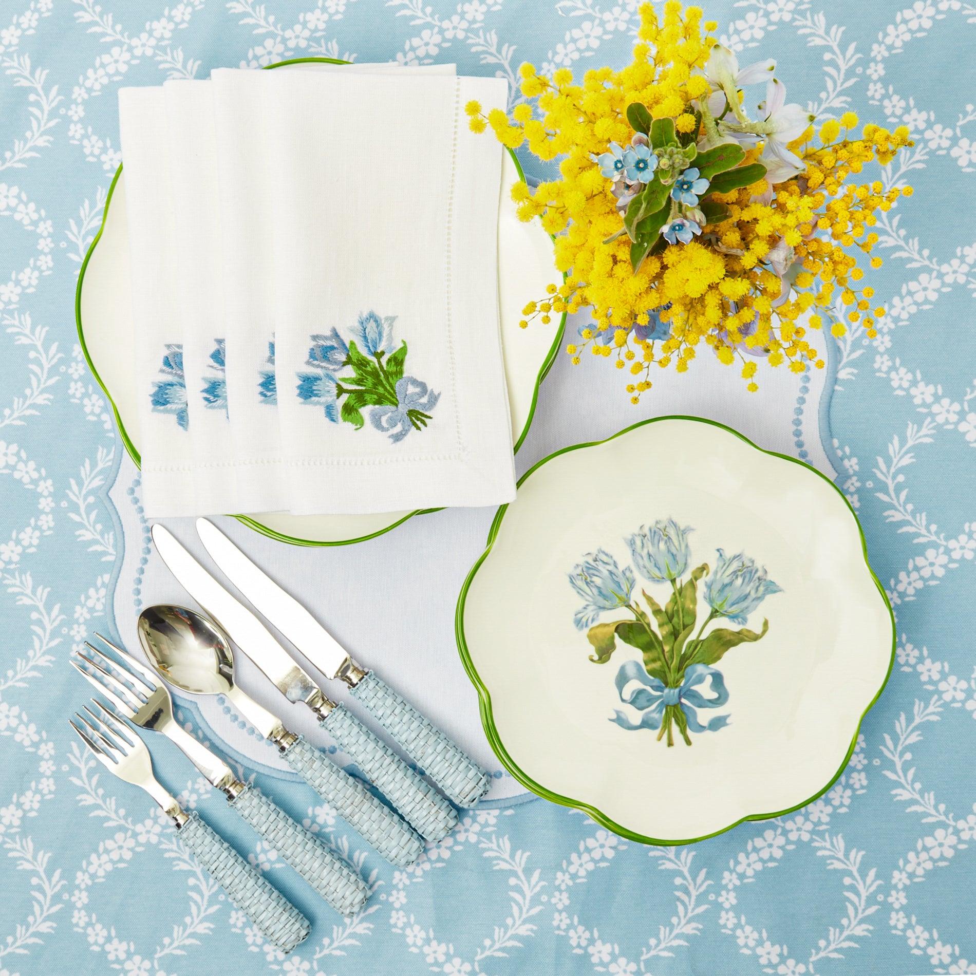 Blue Tulip Starter Plates (Set of 4) - Image 19