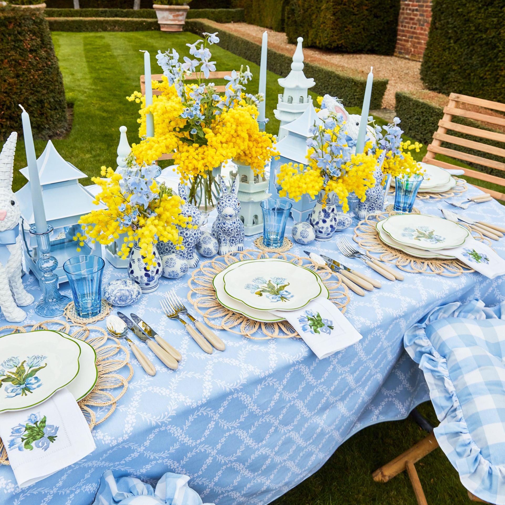 Blue Tulip Starter Plates (Set of 4) - Image 20