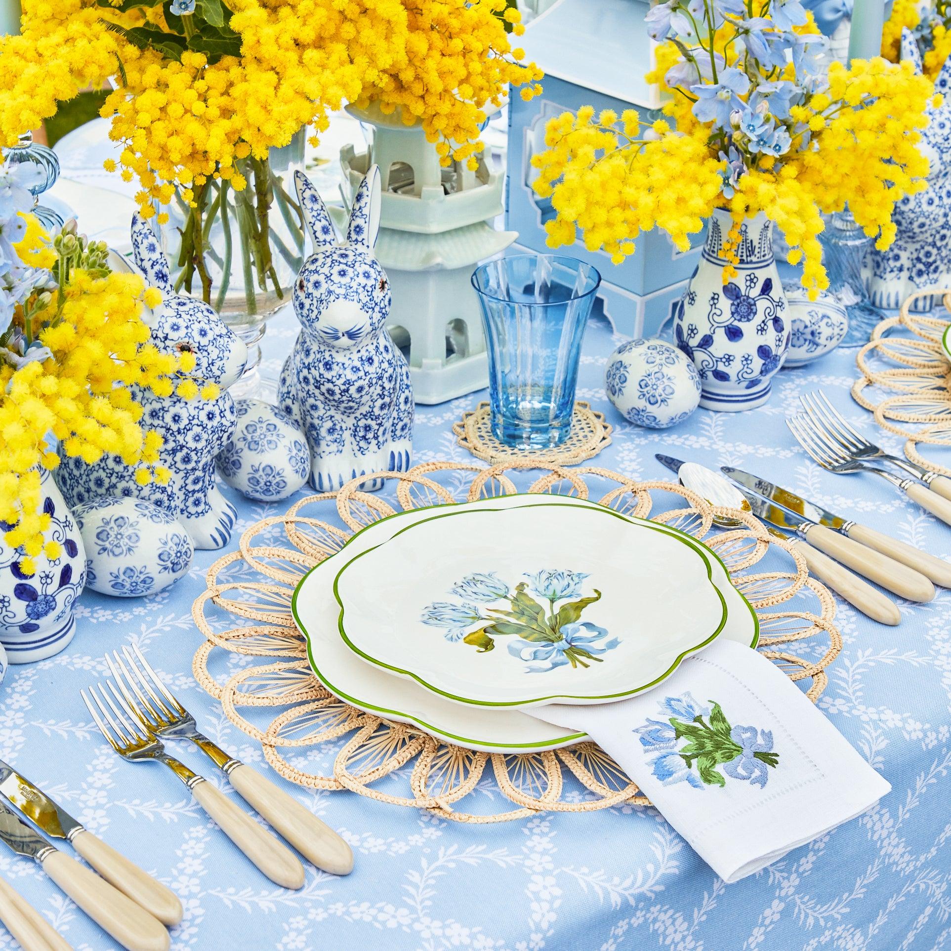 Blue Tulip Starter Plates (Set of 4) - Image 21