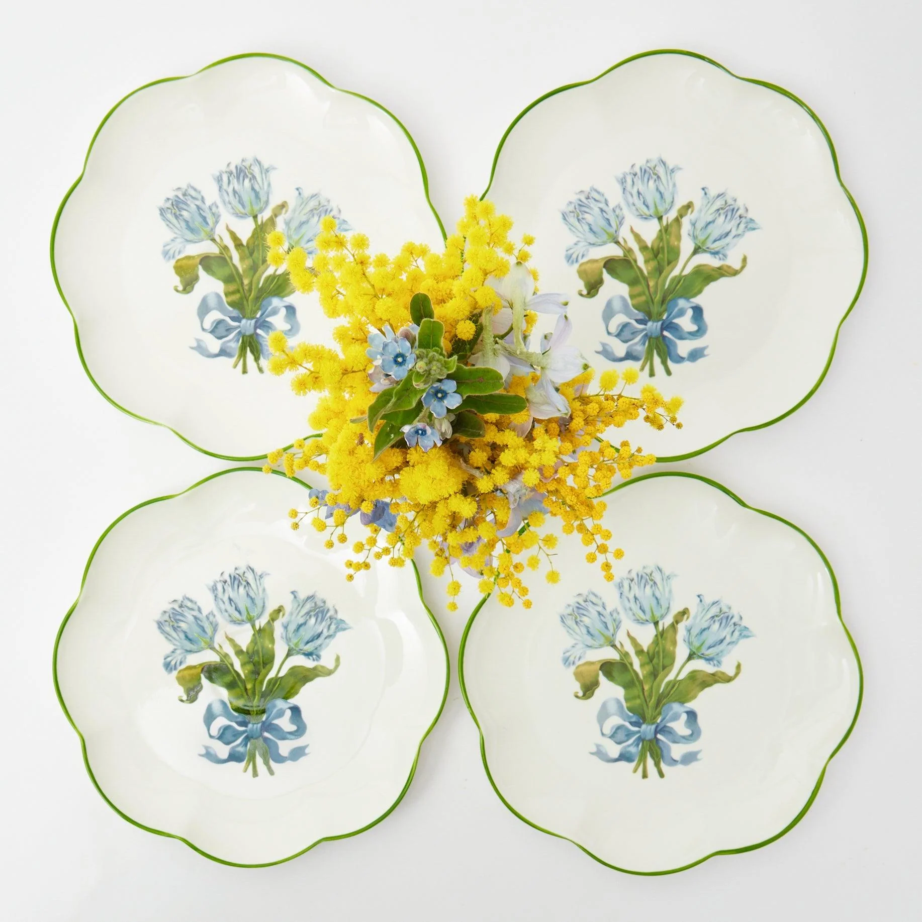 Blue Tulip Starter Plates (Set of 4) - Image 23