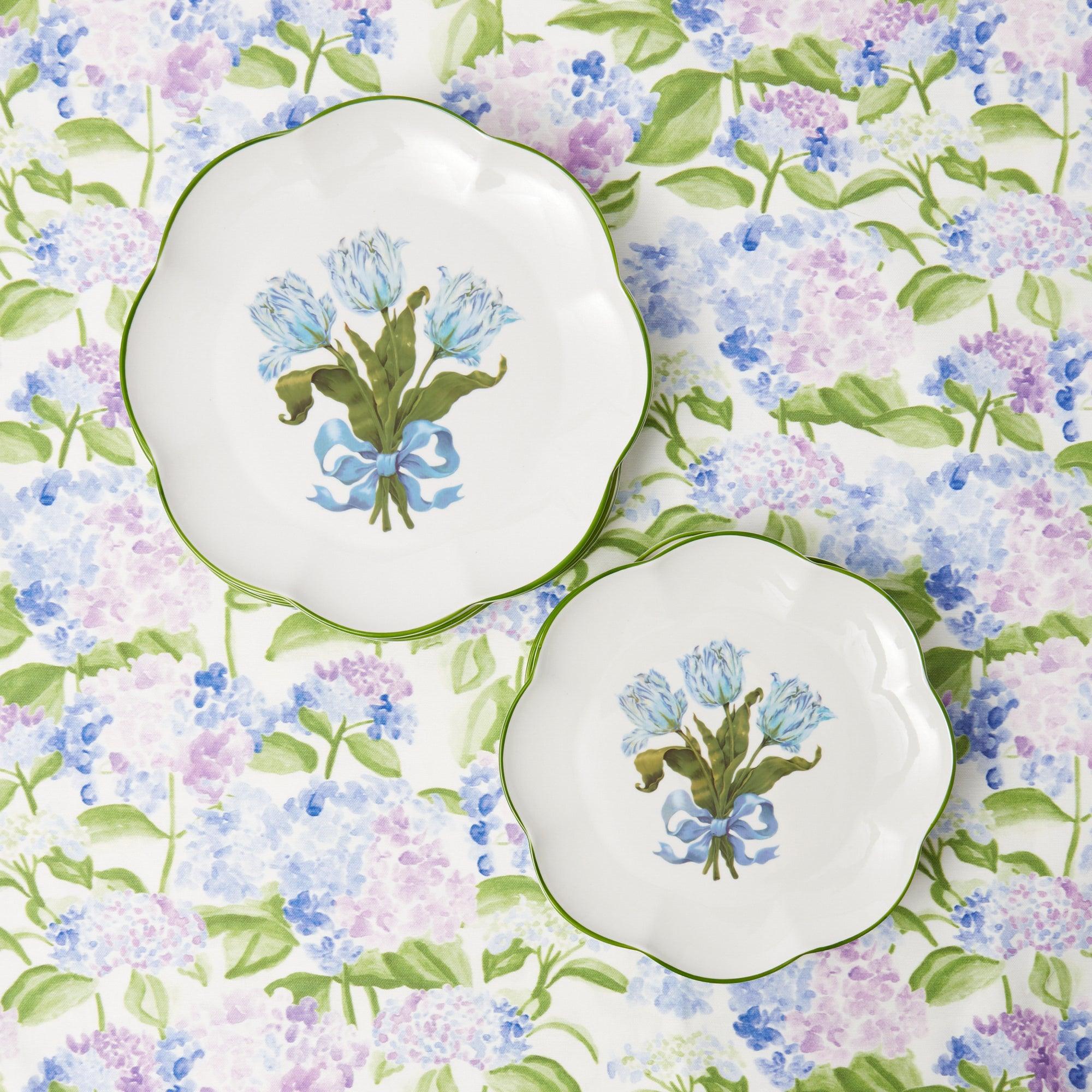 Blue Tulip Starter Plates (Set of 4) - Image 9