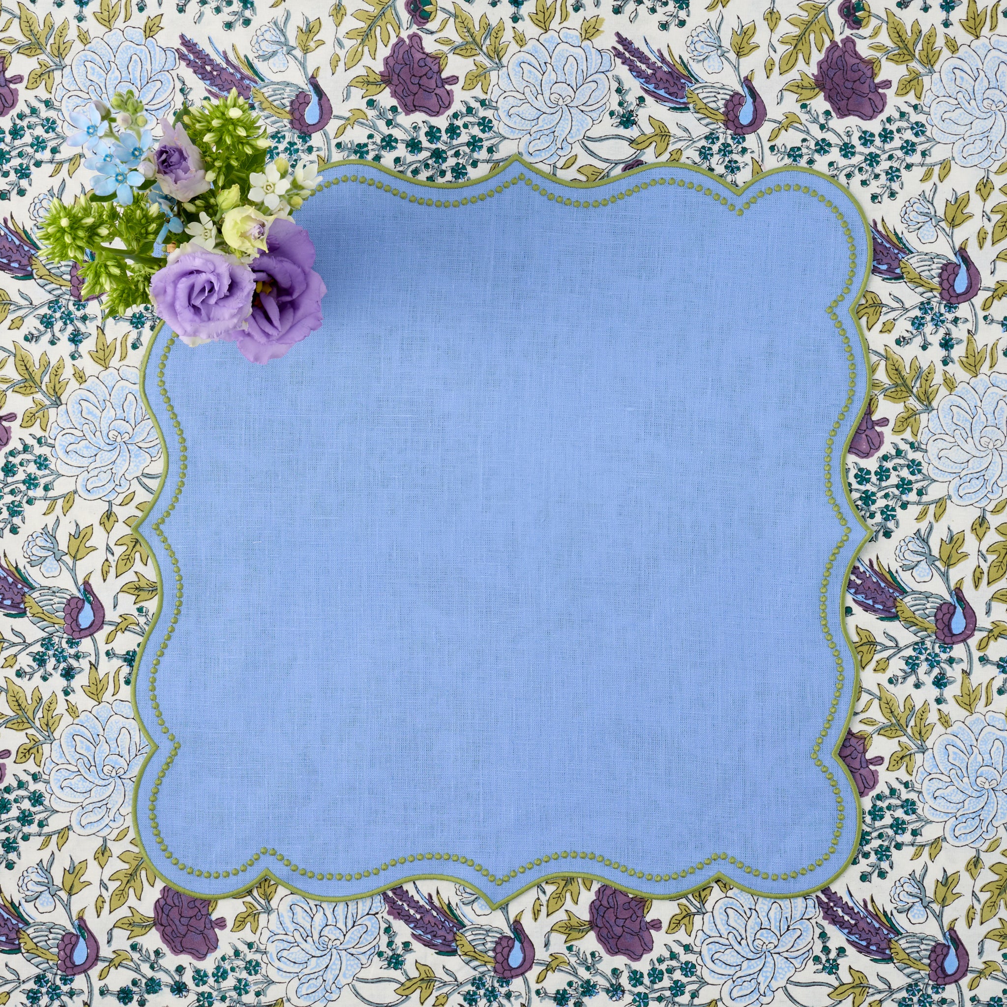 Bluebell & Green Eloise Linen Napkins (Set of 4) - Image 7