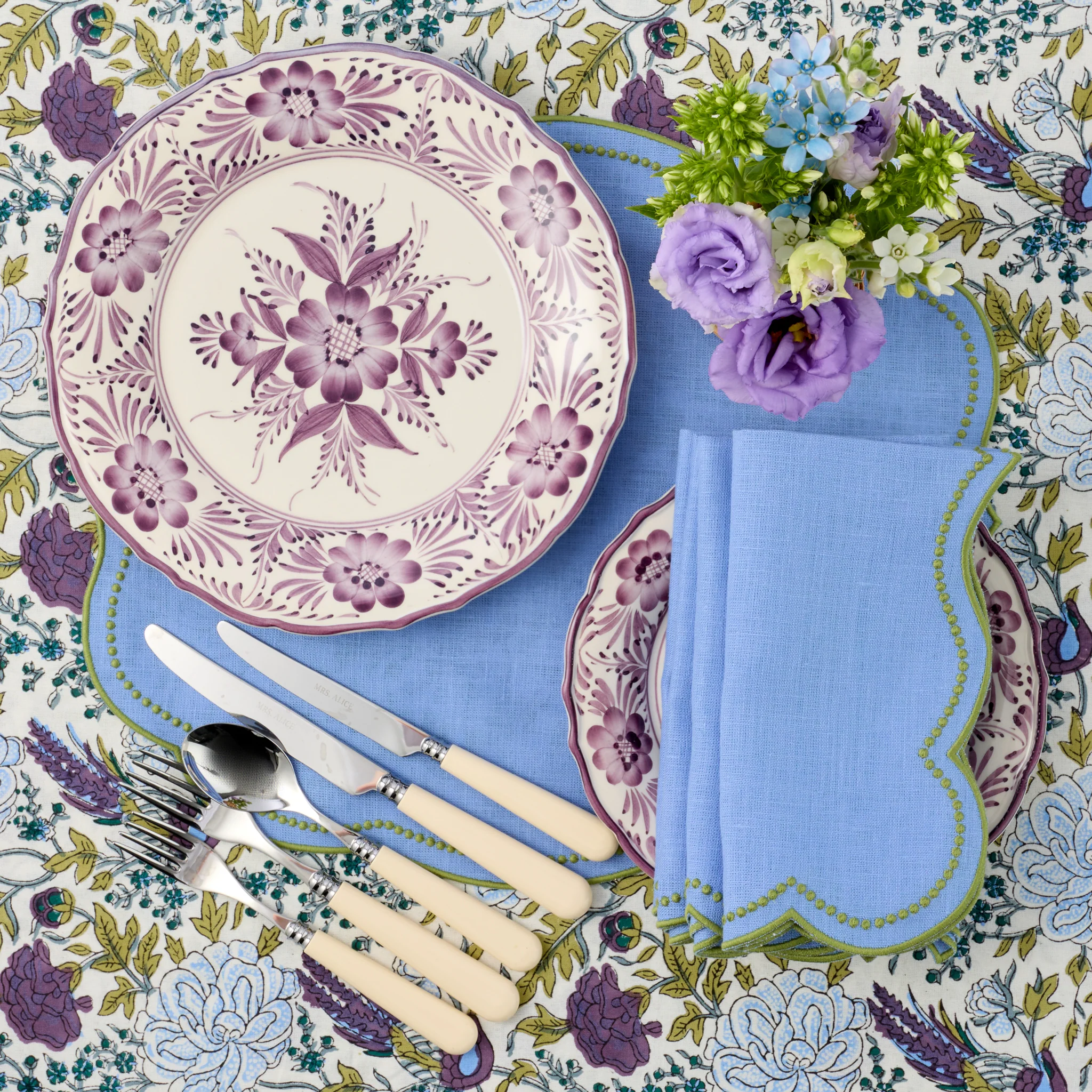Purple Pandora Dinner Plate - Image 4