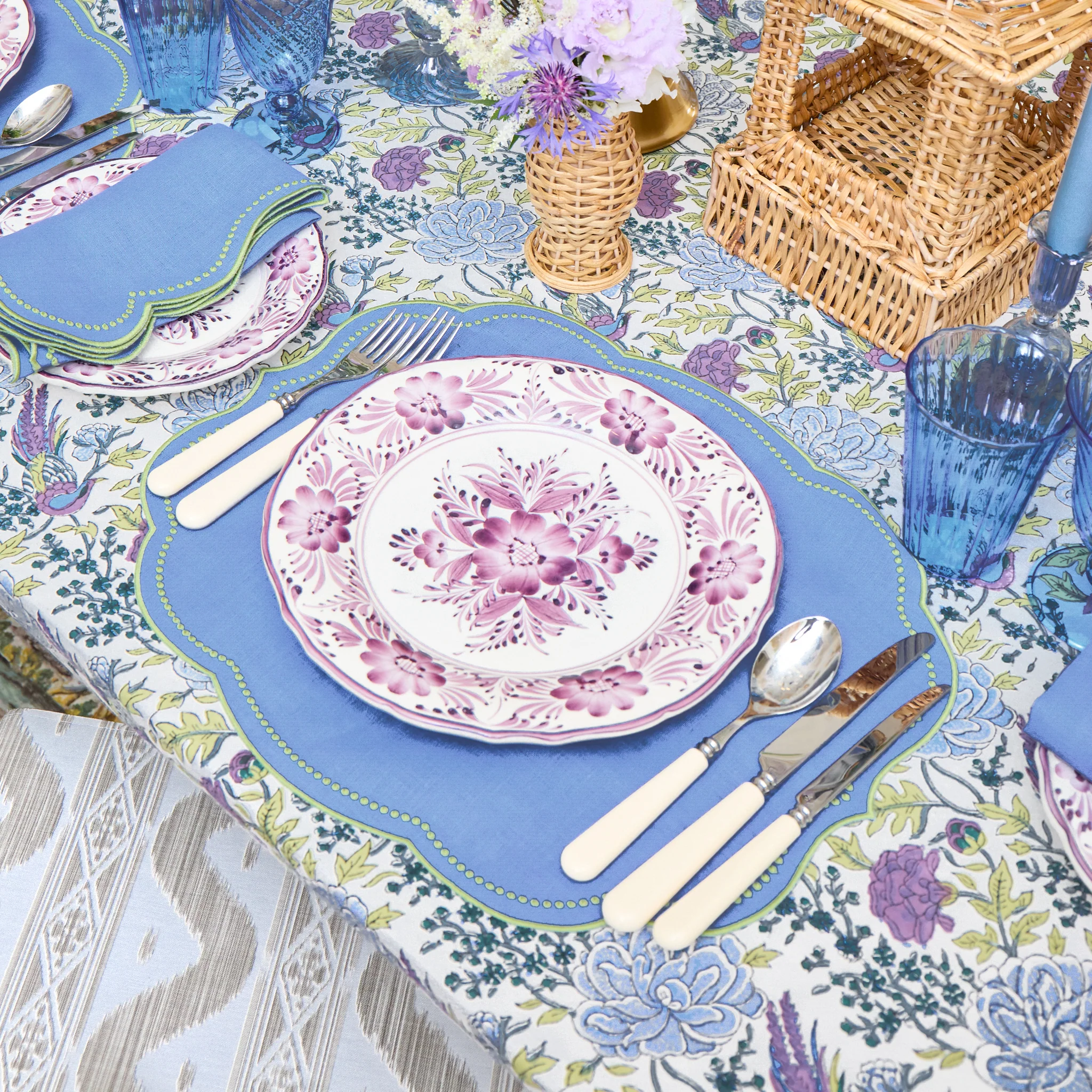 Purple Pandora Dinner Plate - Image 8
