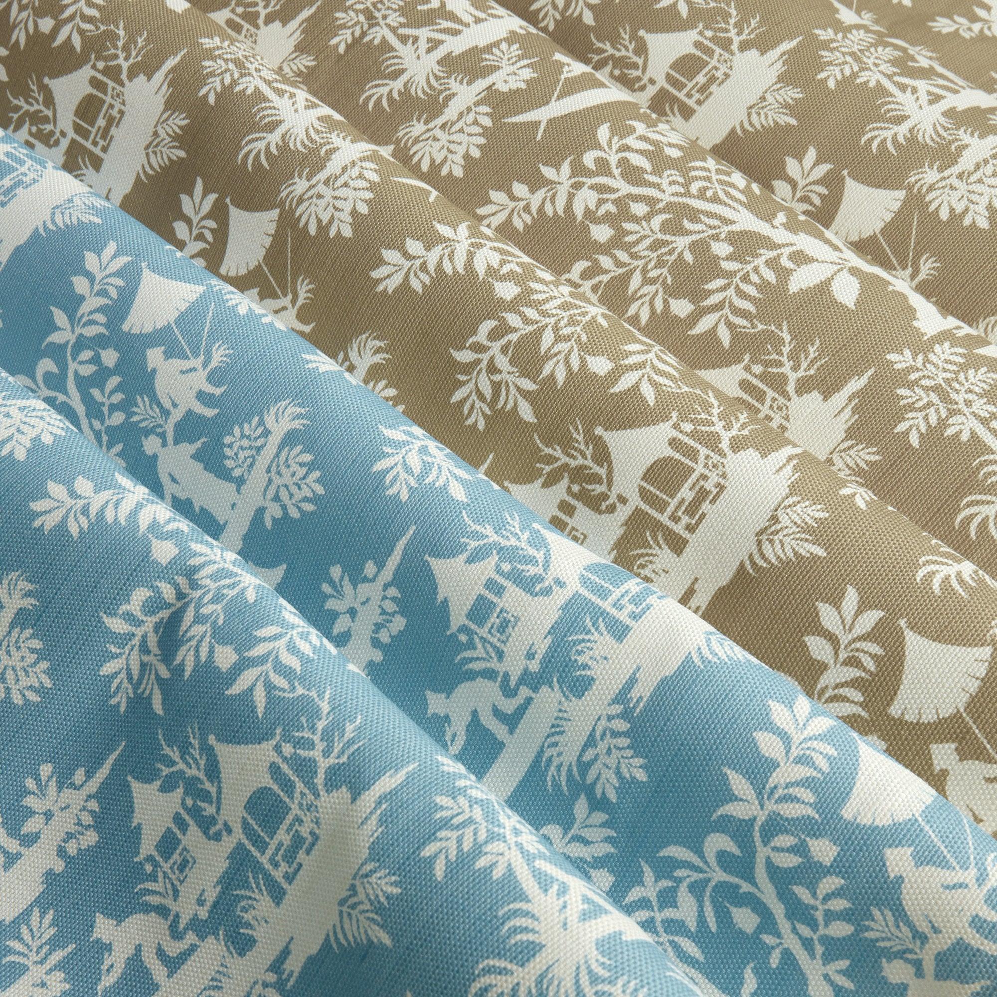 Putty Pagoda Garden Fabric - Image 5