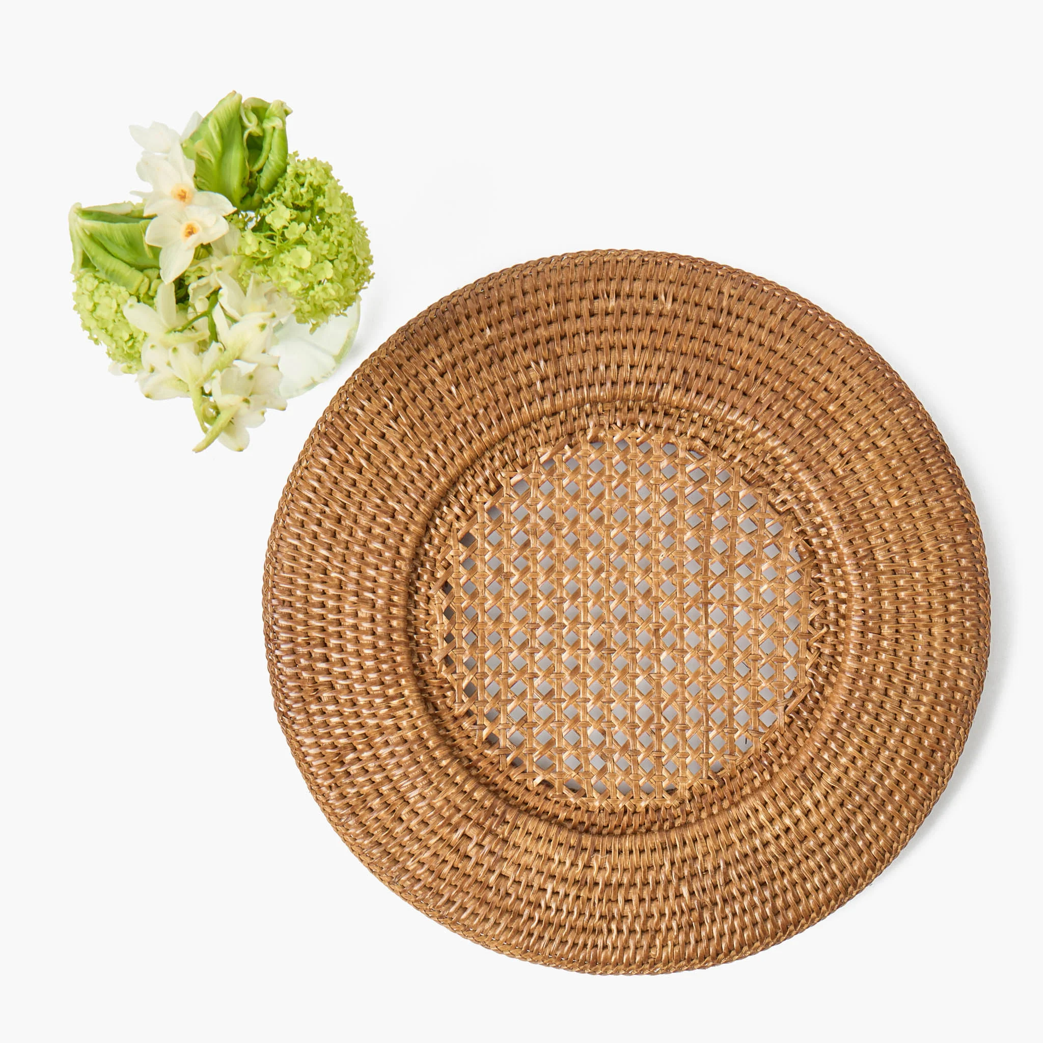 Brown Rattan Charger Plates (Set of 4) - Image 12