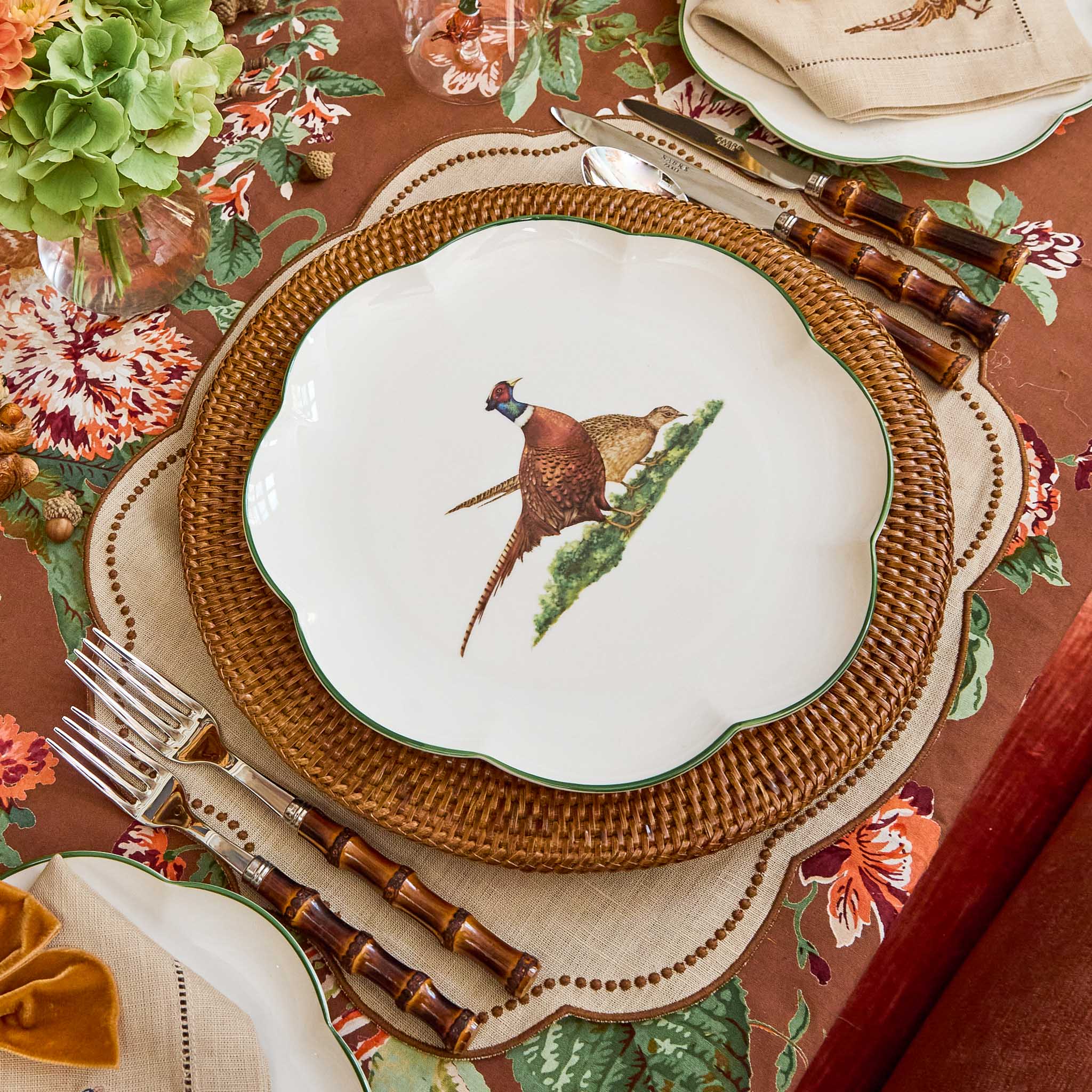 Brown Rattan Charger Plates (Set of 4) - Image 20