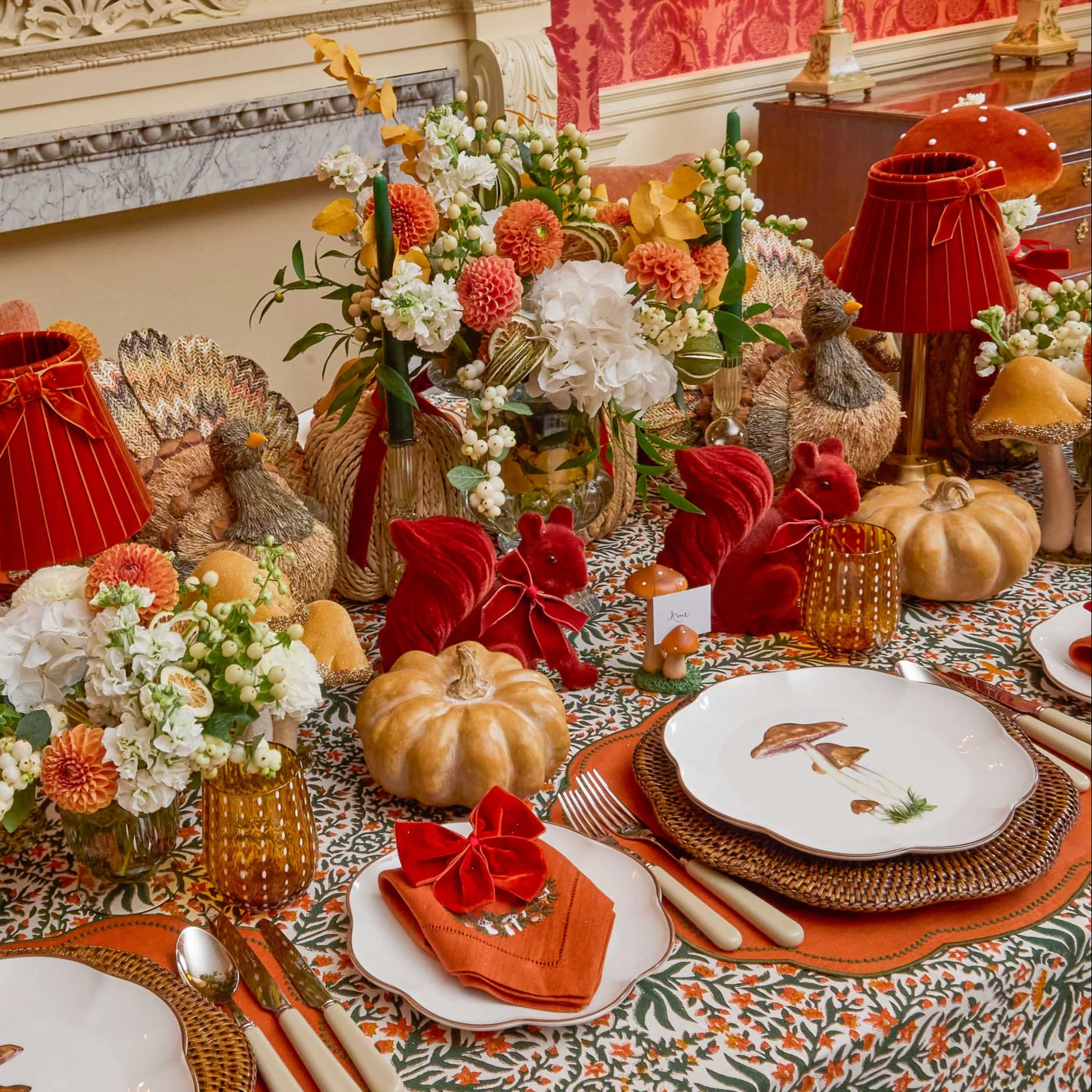 Burnt Orange Ethel Tablecloth - Image 7