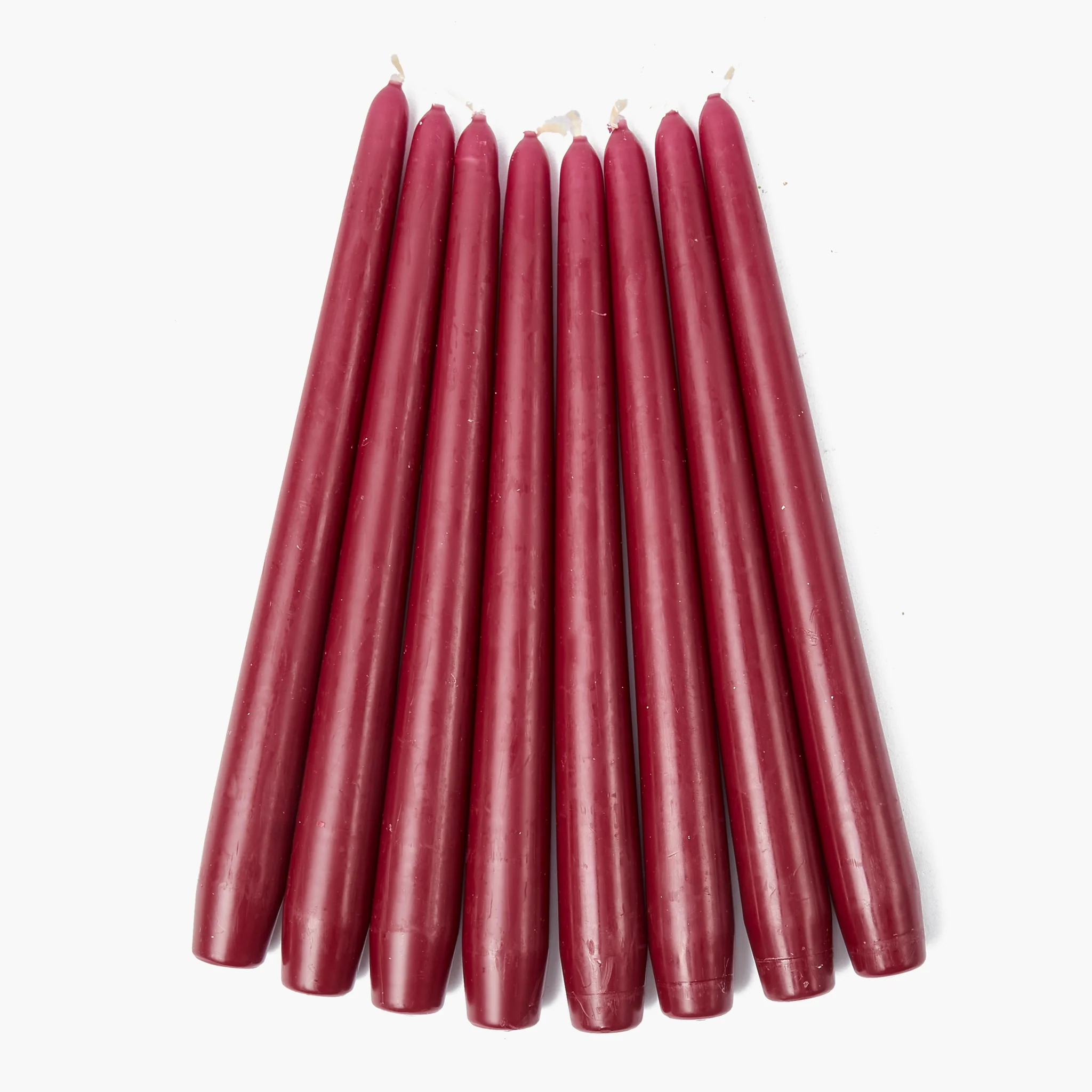 Burgundy Candles (Set of 8) - Image 4