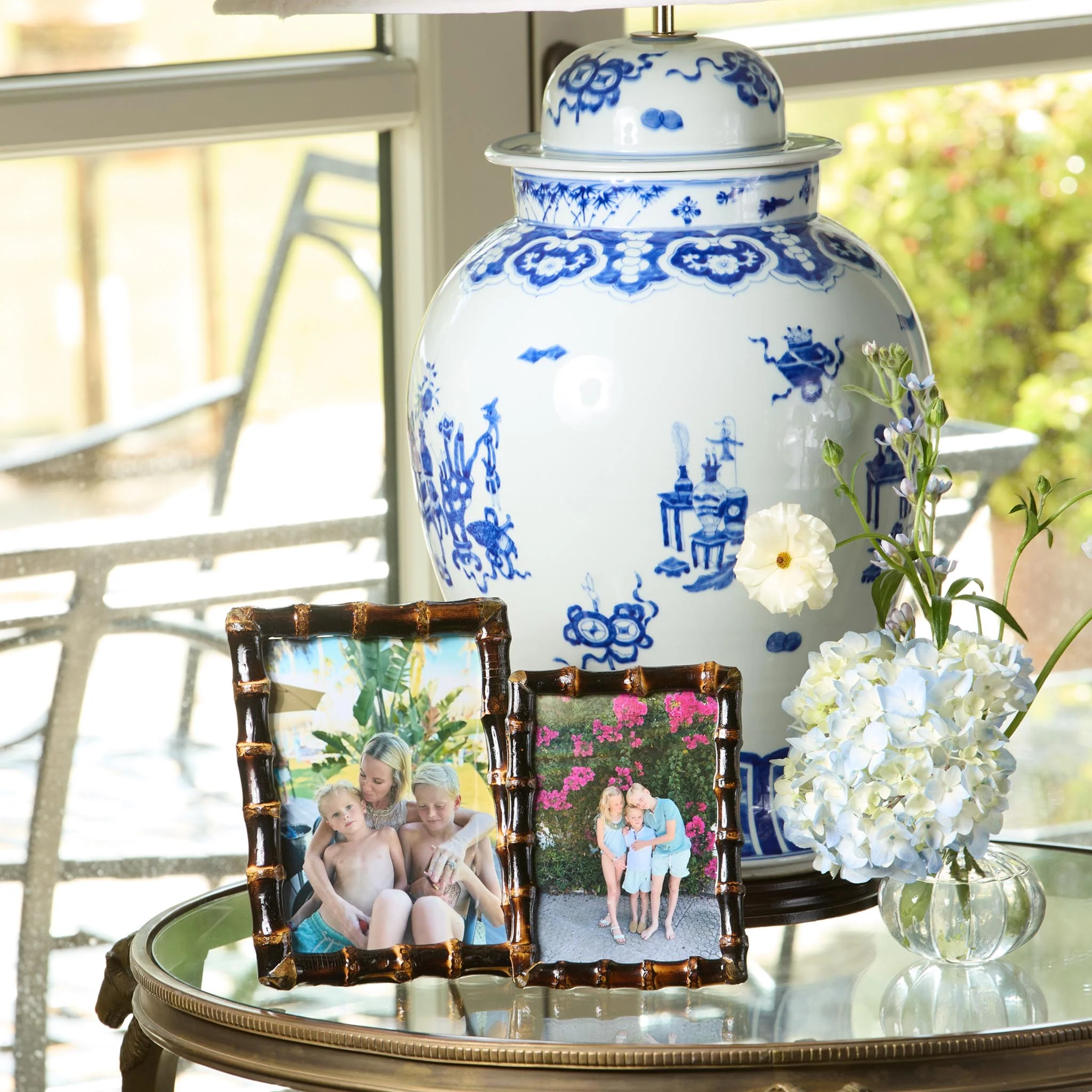 Burnt Bamboo Photo Frames (Set of 2) - Image 3