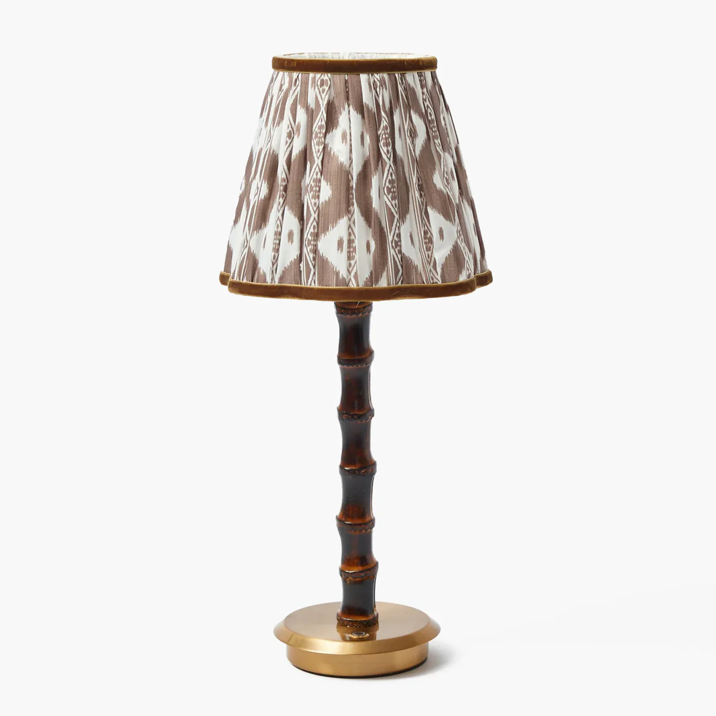 Chocolate Ikat Lampshade (18cm) - Image 9
