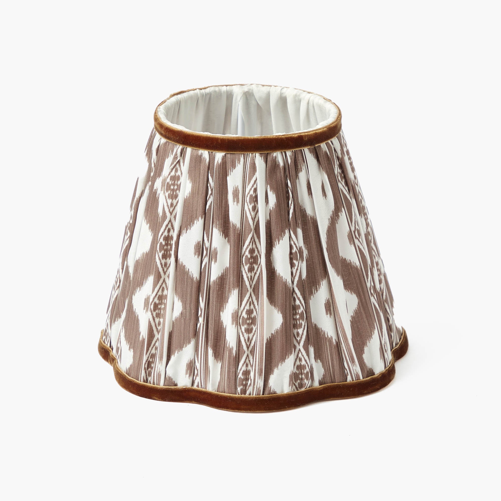 Chocolate Ikat Lampshade (18cm) - Image 10