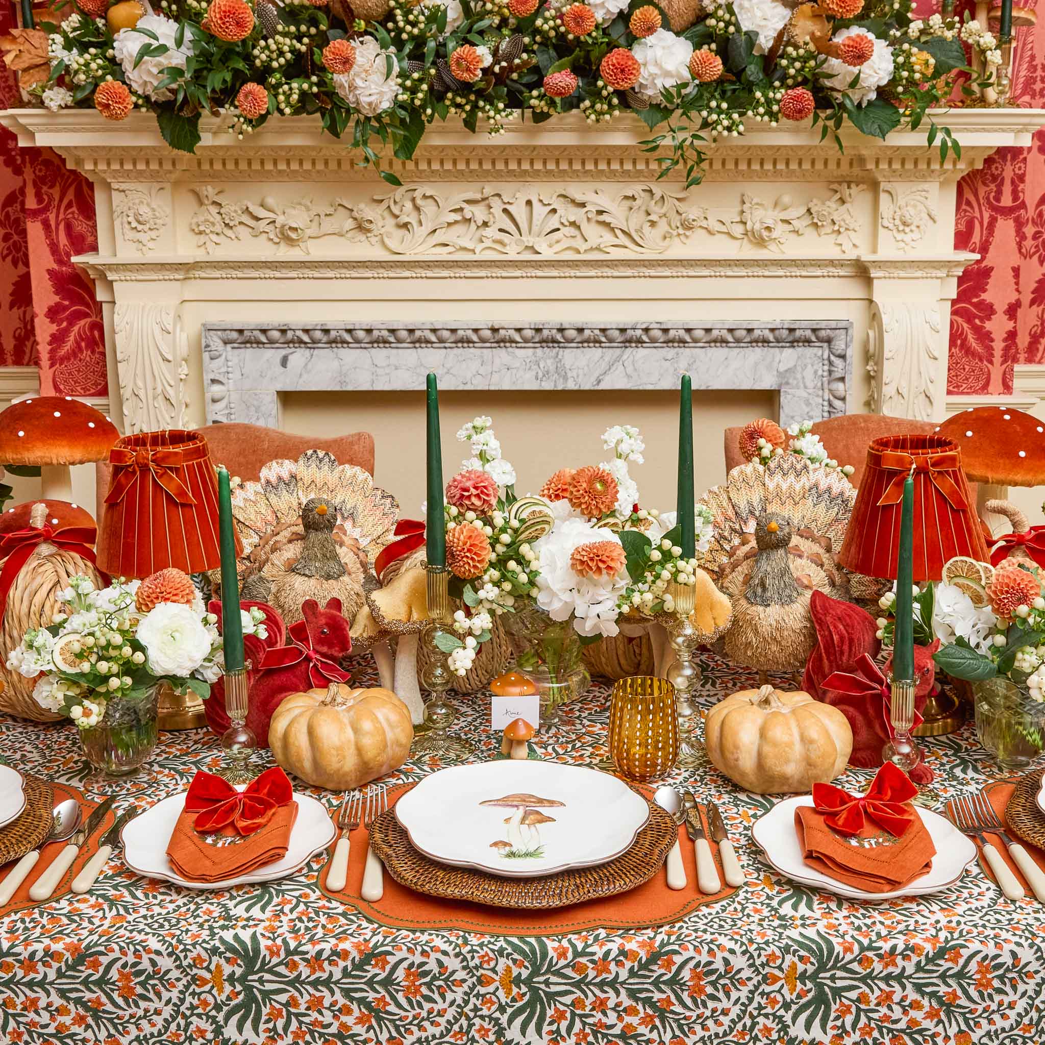 Burnt Orange Napkin Bows (Set of 4) - Image 7