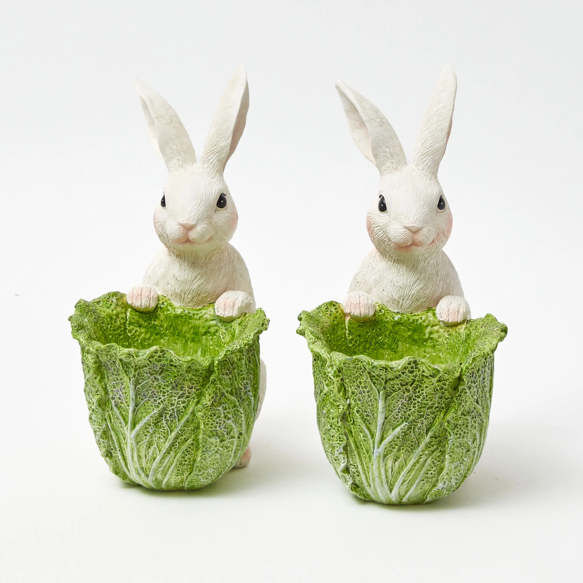Cabbage Bunny Bowls (Pair) - Image 4