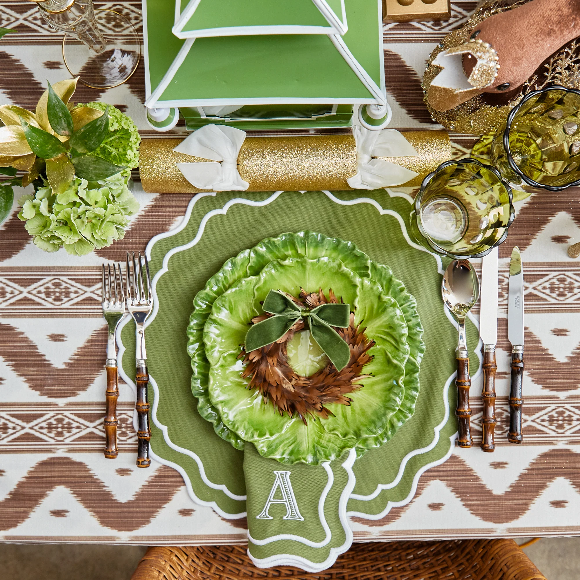 Green Serena Cabbage Starter Plate - Image 14