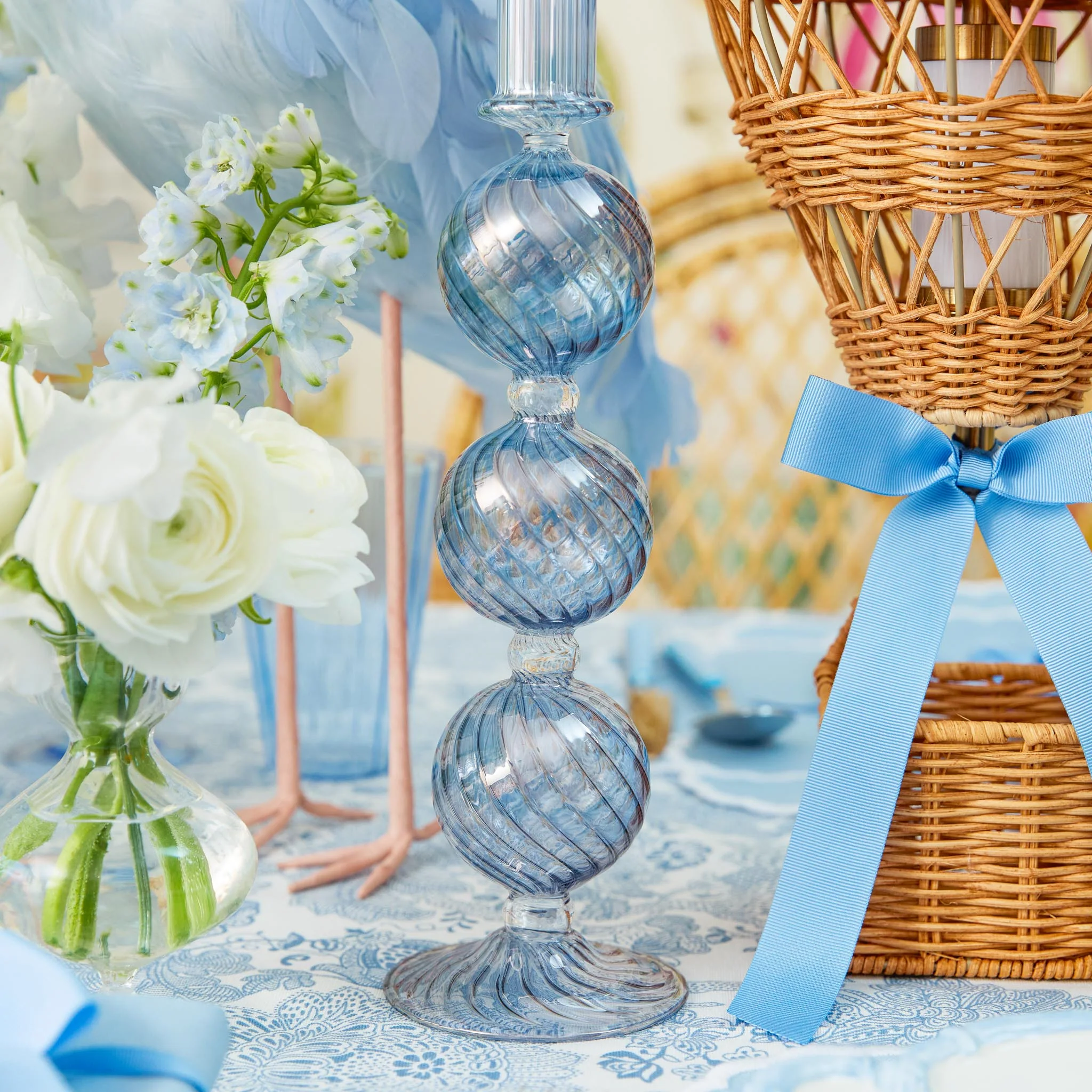 Azure Camille Candle Holders (Pair) - Image 13