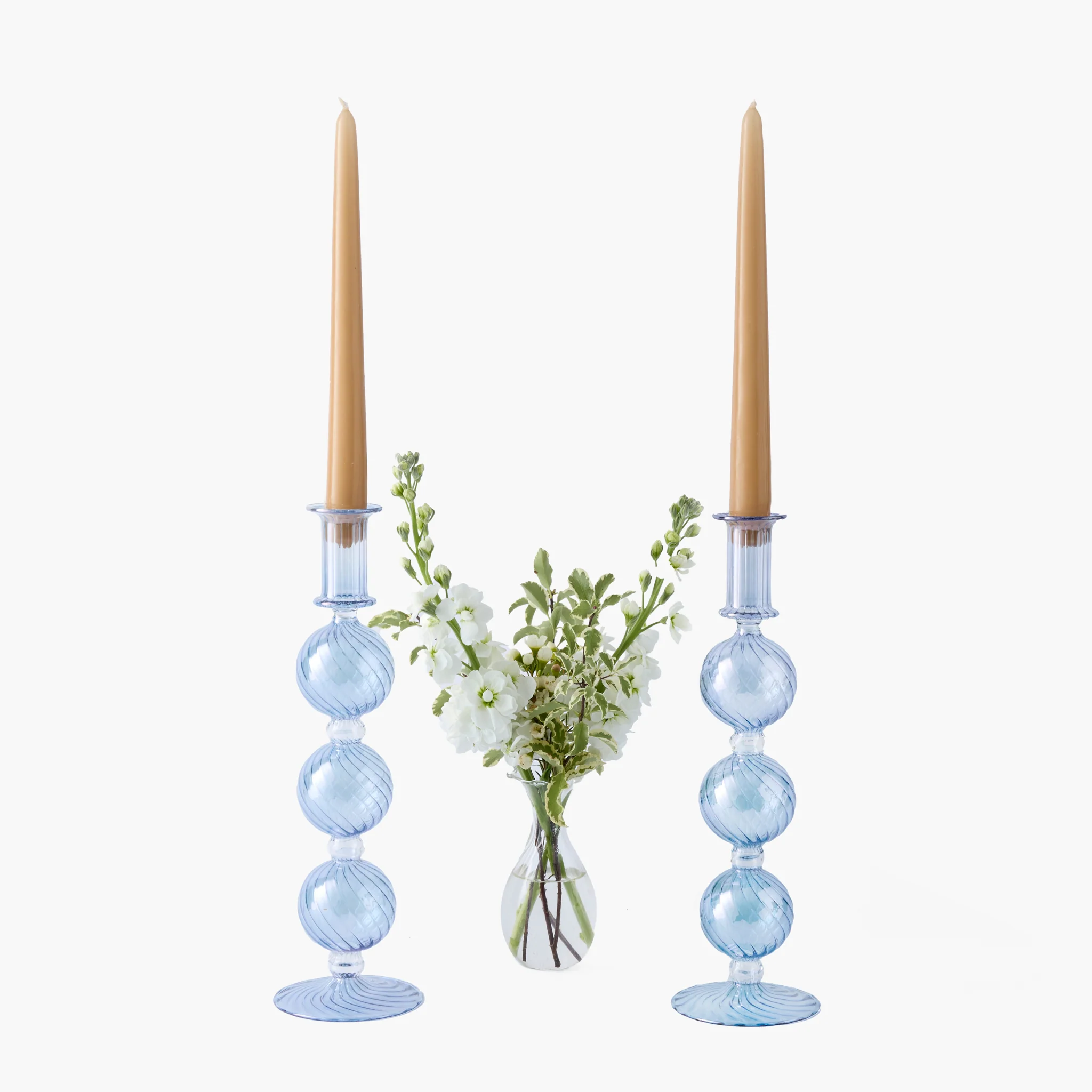 Azure Camille Candle Holders (Pair) - Image 5