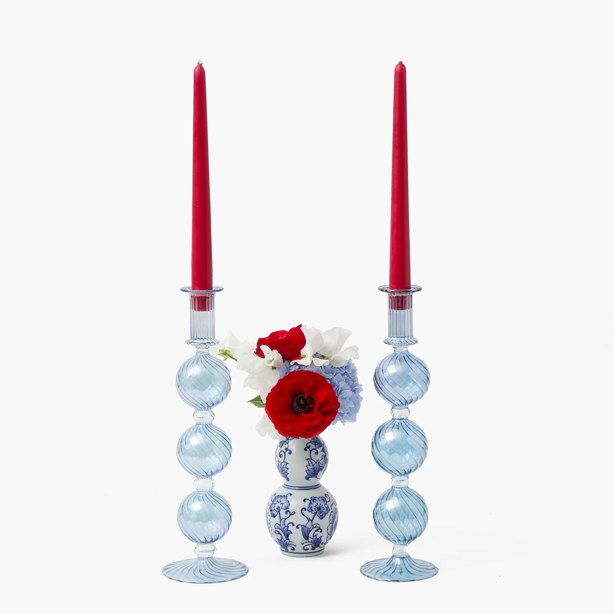 Azure Camille Candle Holders (Pair) - Image 8