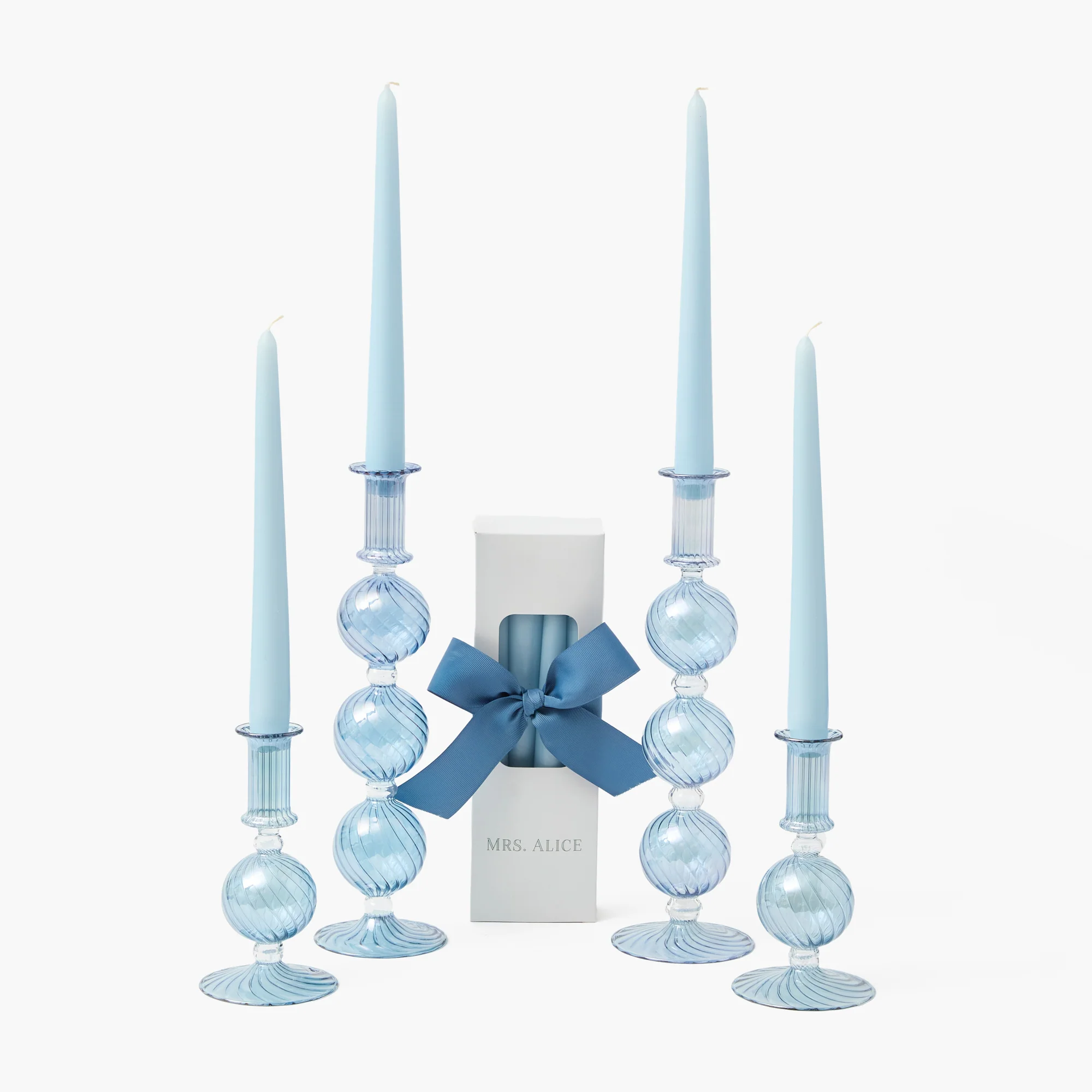 Camille Azure Candle Set (Blue)