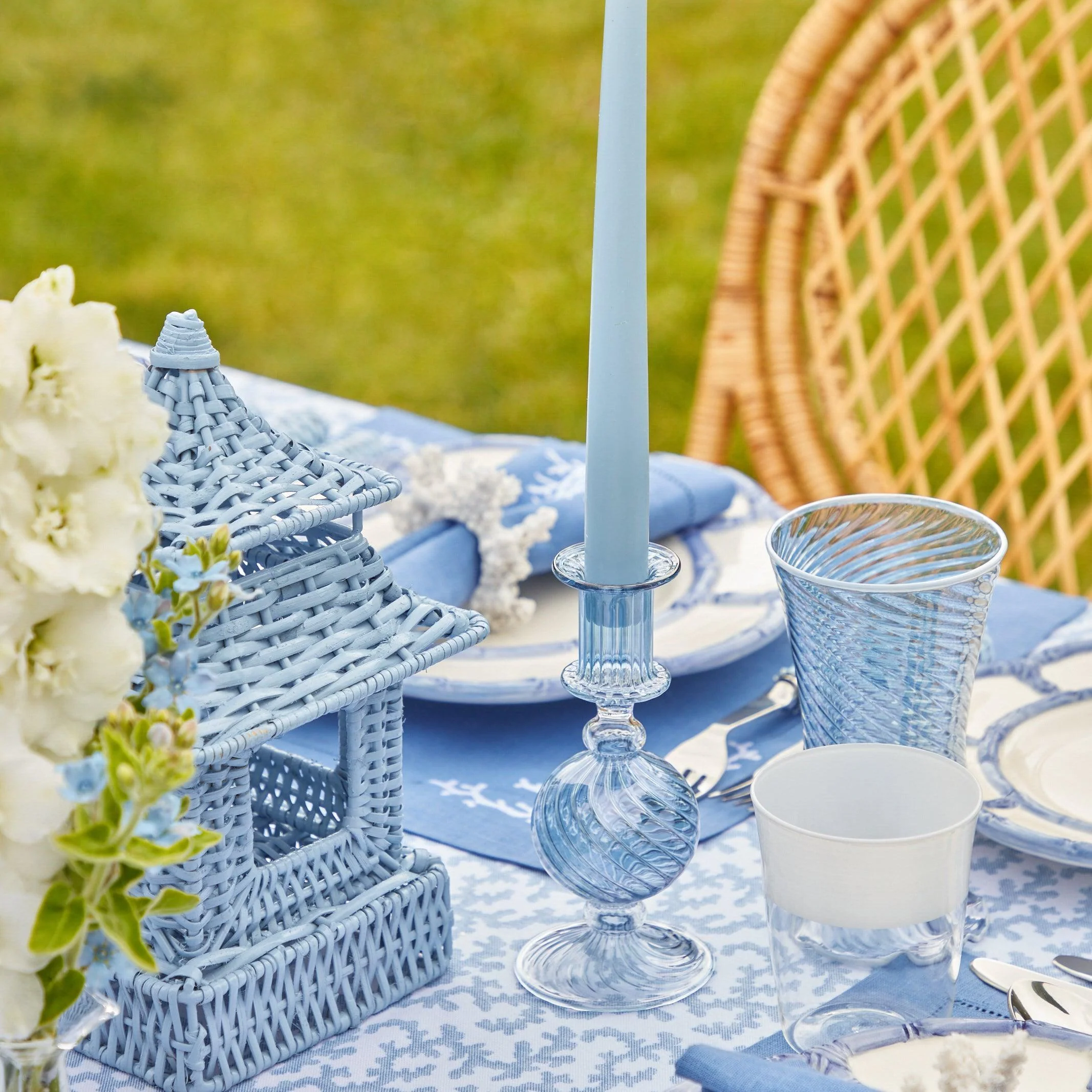 Camille Azure Candle Set (Blue) - Image 12