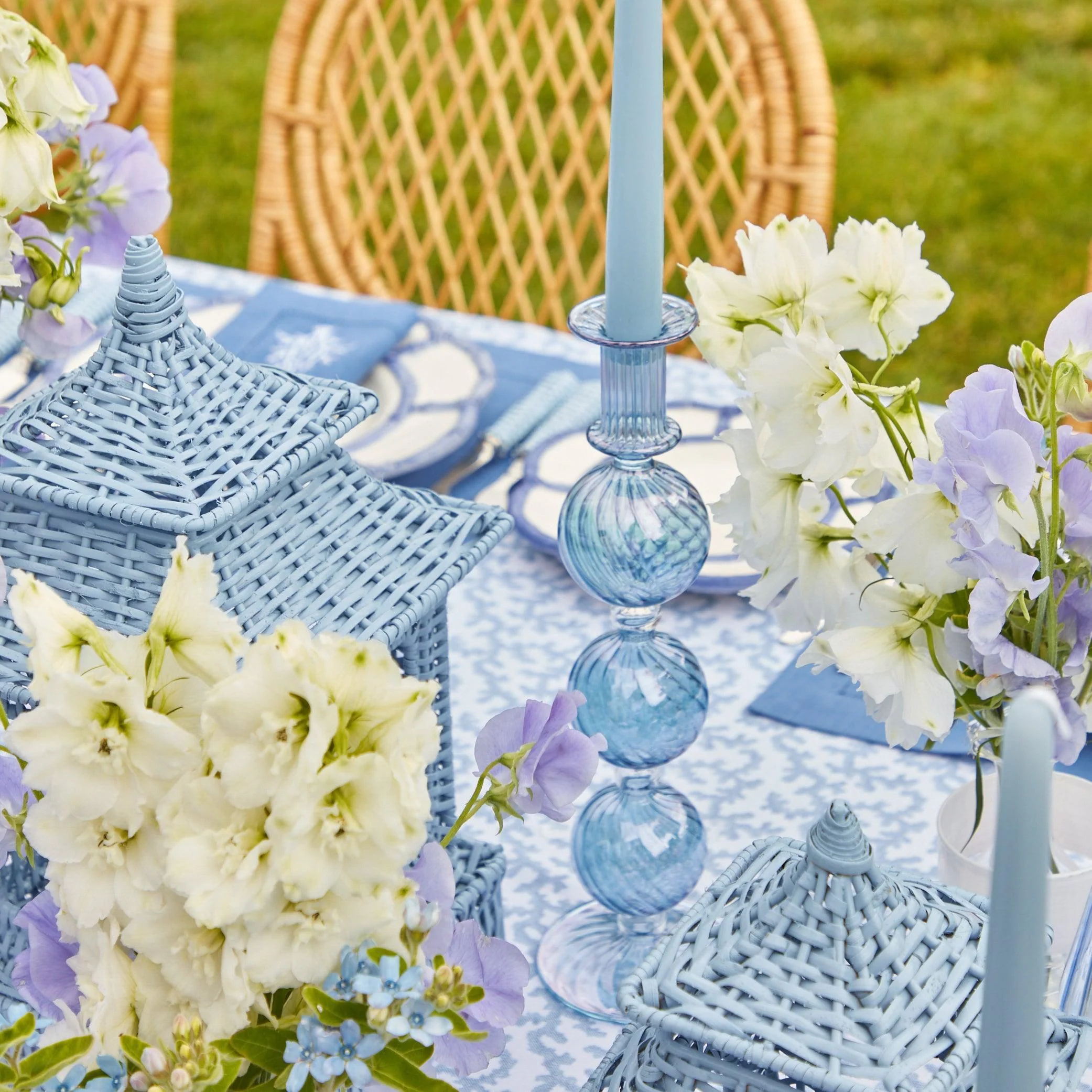 Camille Azure Candle Set (Blue) - Image 13