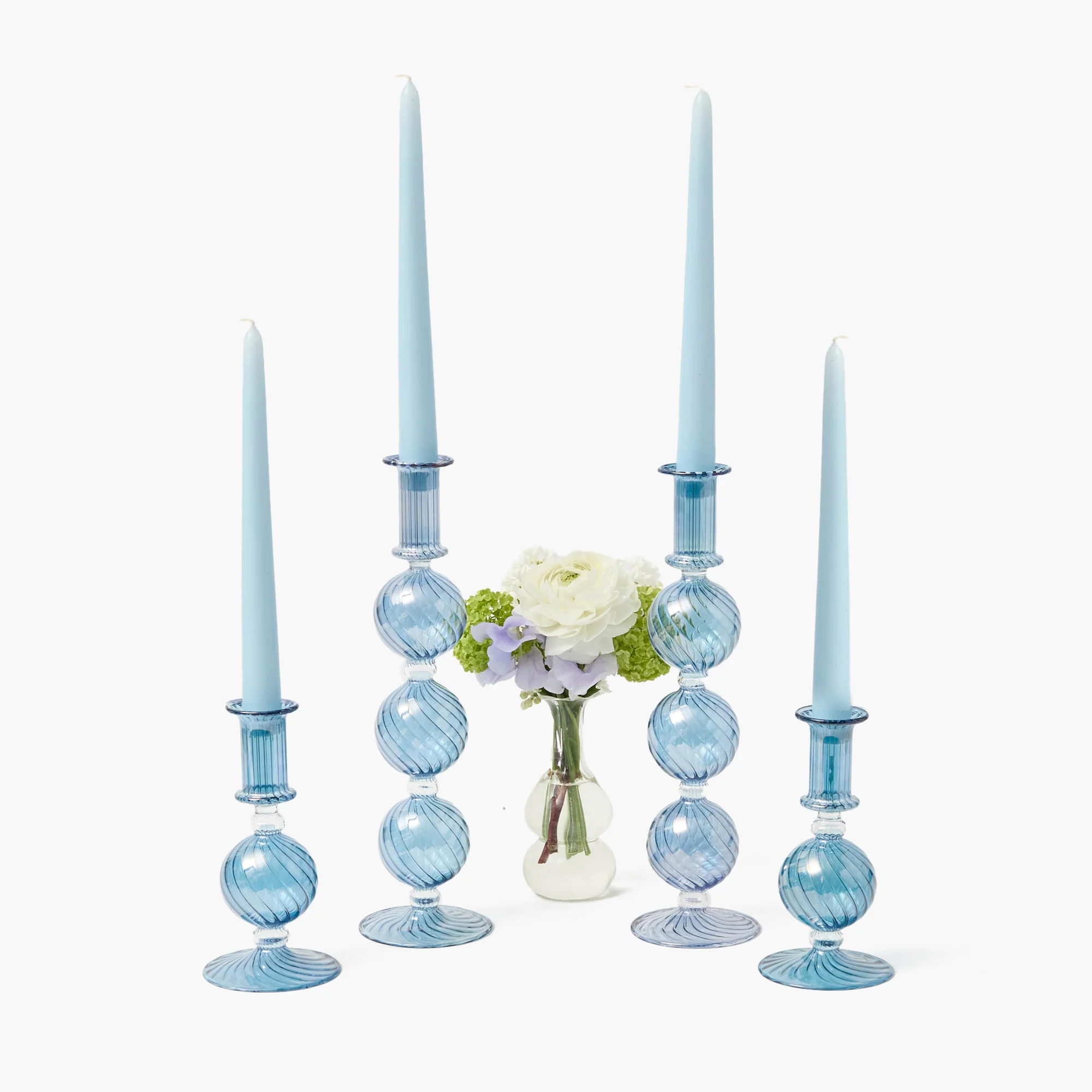 Camille Azure Candle Set (Blue) - Image 4