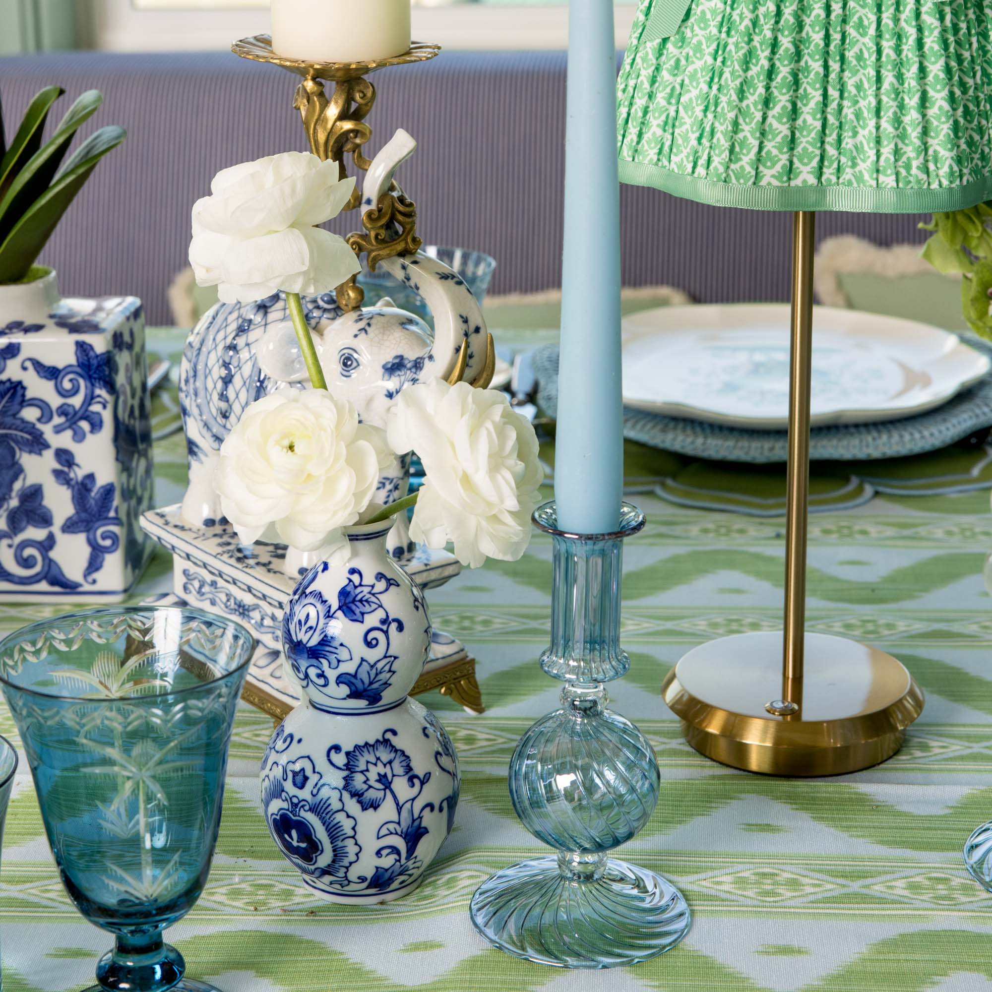 Camille Azure Candle Set (Blue) - Image 7