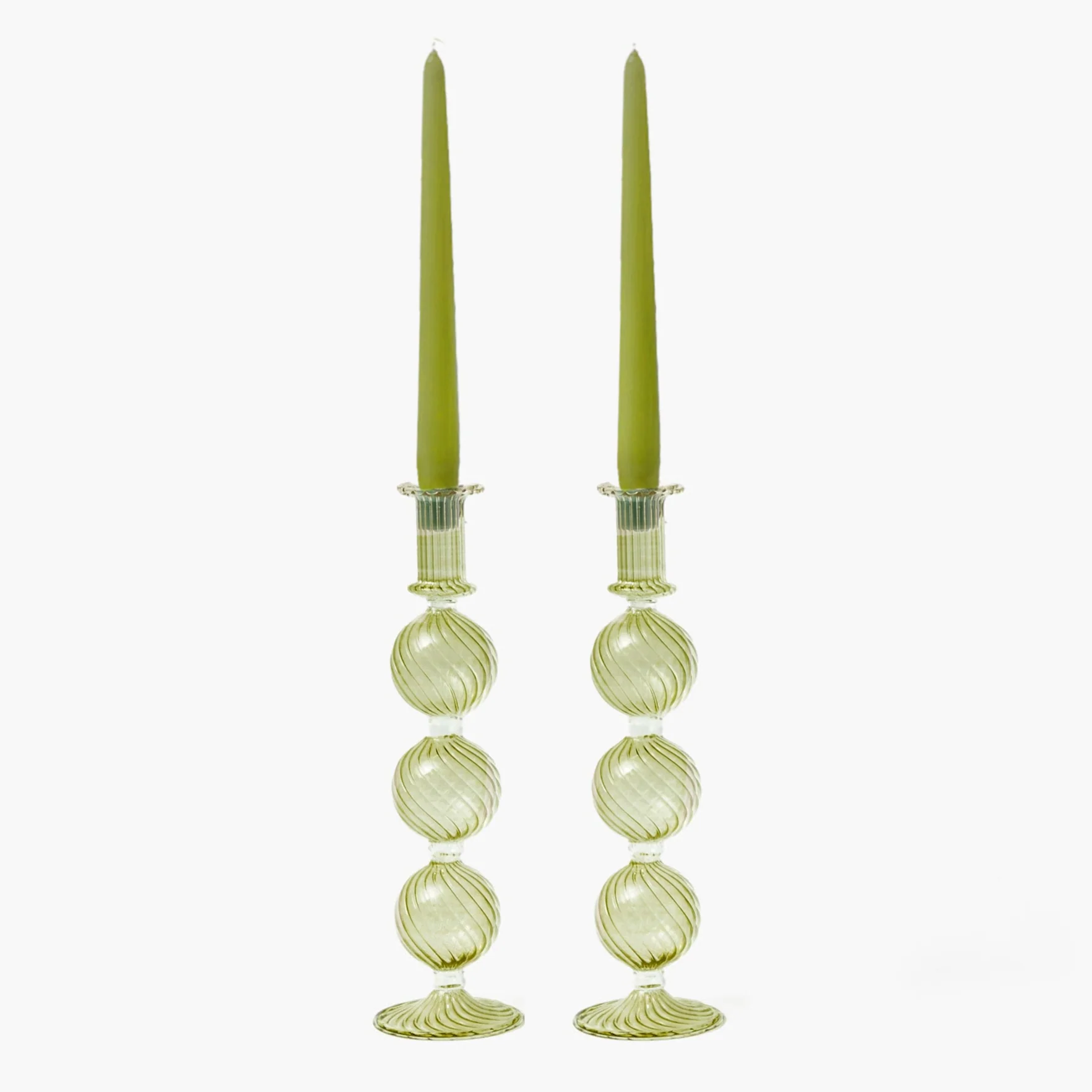 Olive Camille Candle Holders (Pair) - Image 17