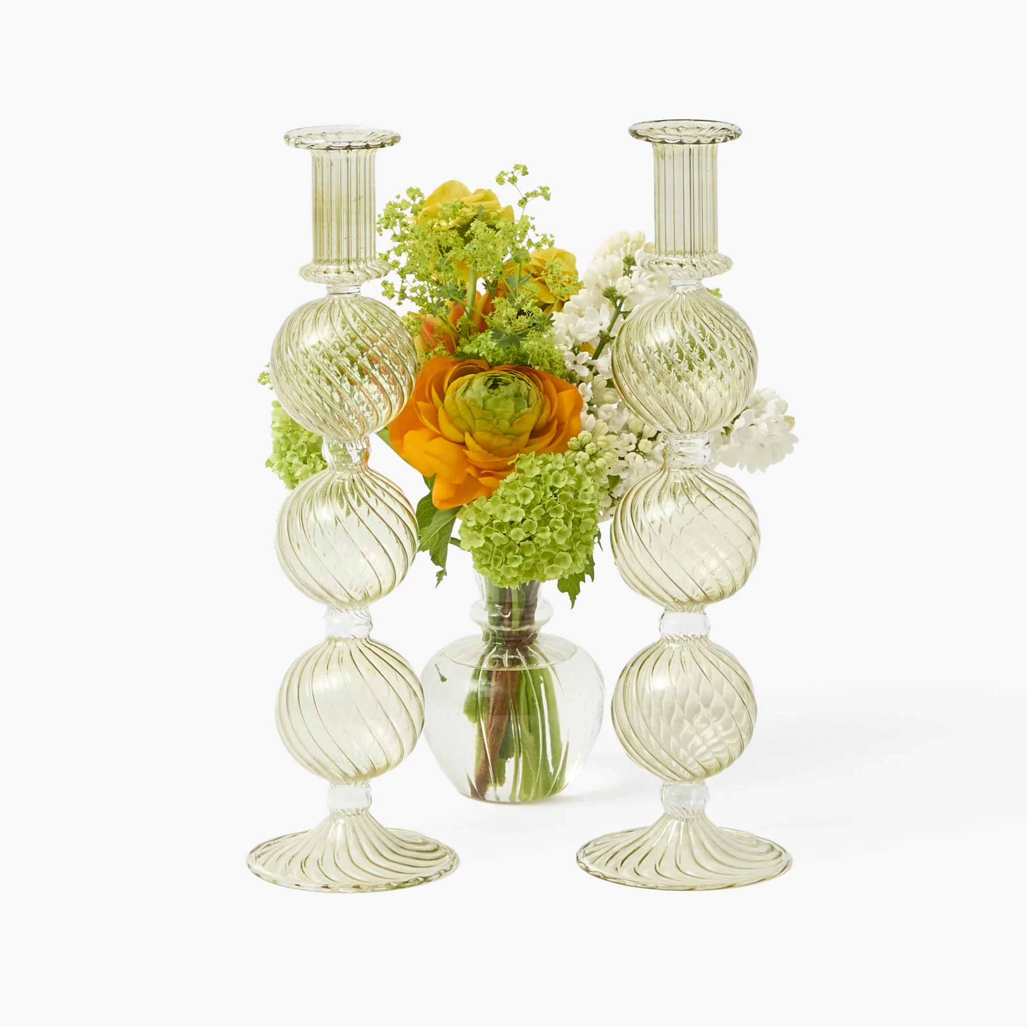 Olive Camille Candle Holders (Pair) - Image 22