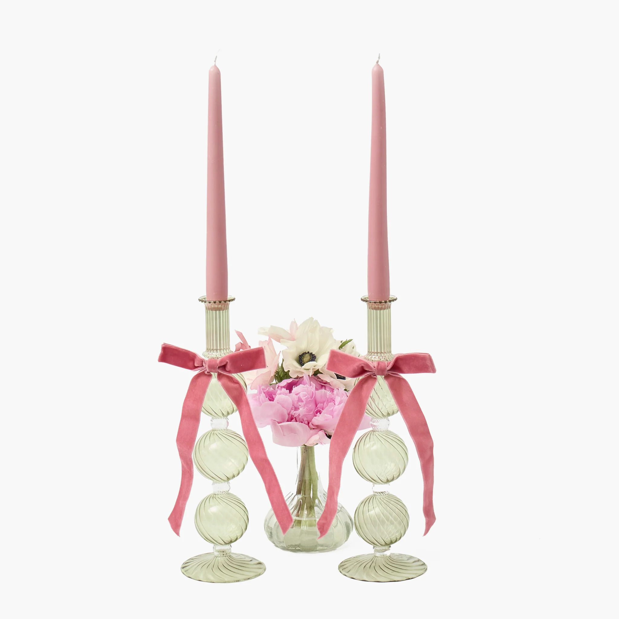 Olive Camille Candle Holders (Pair) - Image 8