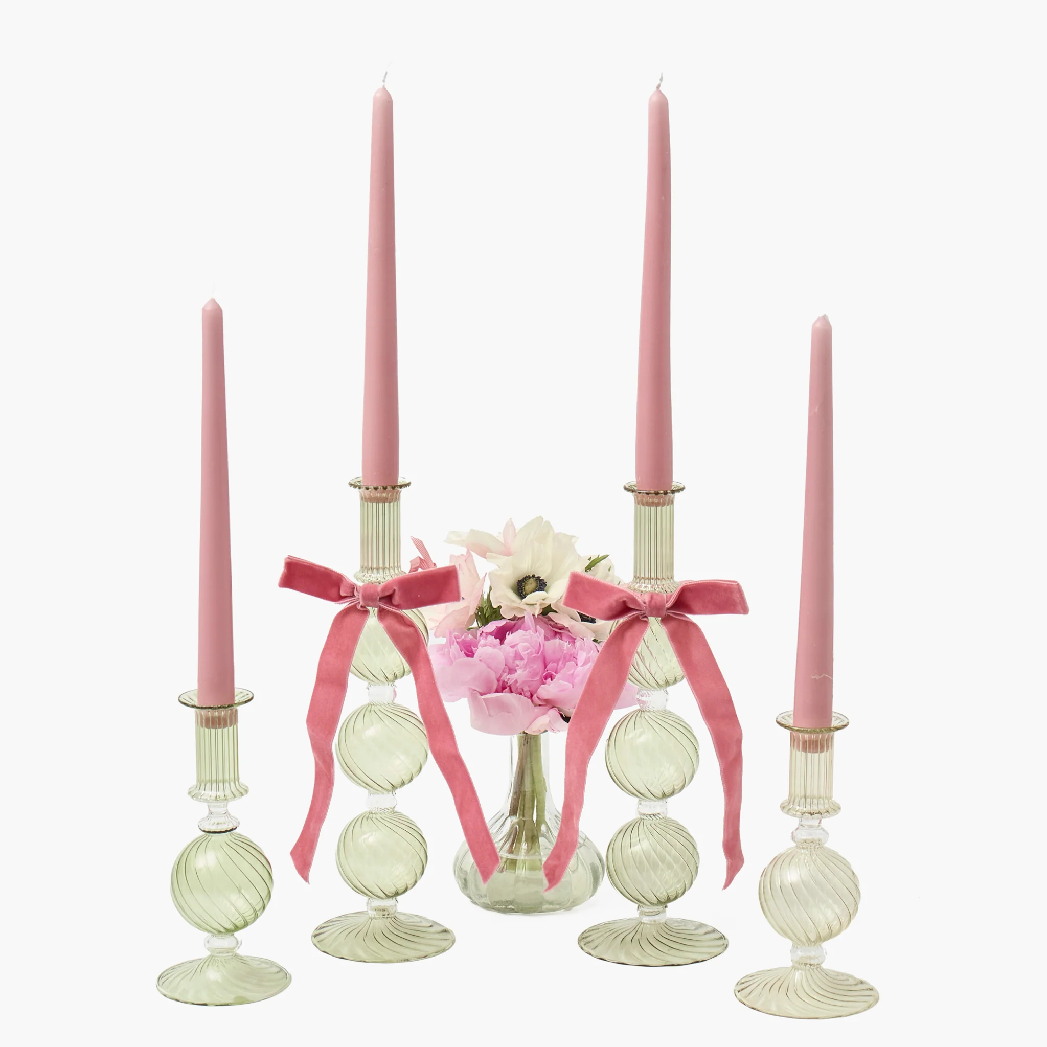Camille Olive Candle Holder Set - Image 11
