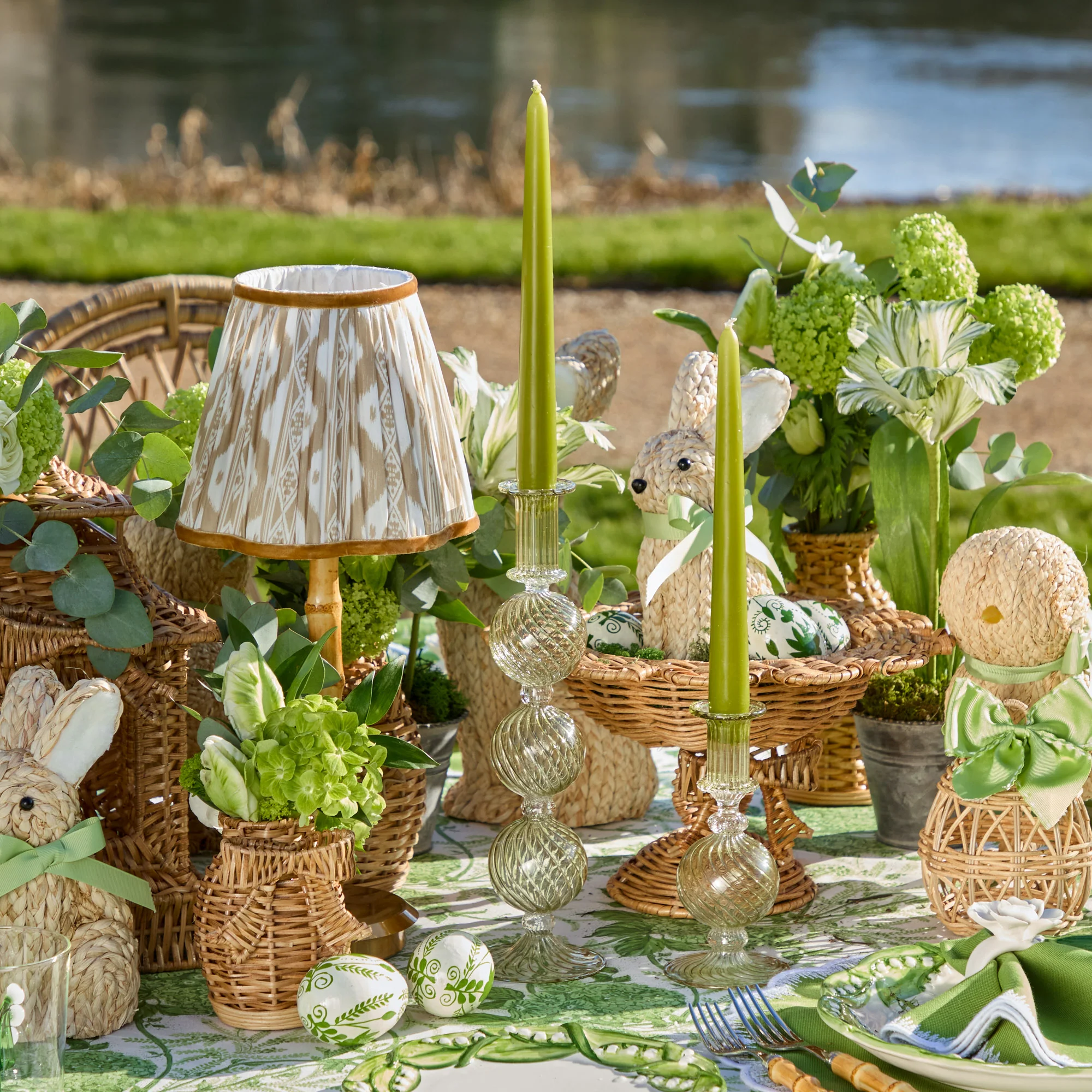 Olive Camille Candle Holders (Pair) - Image 21