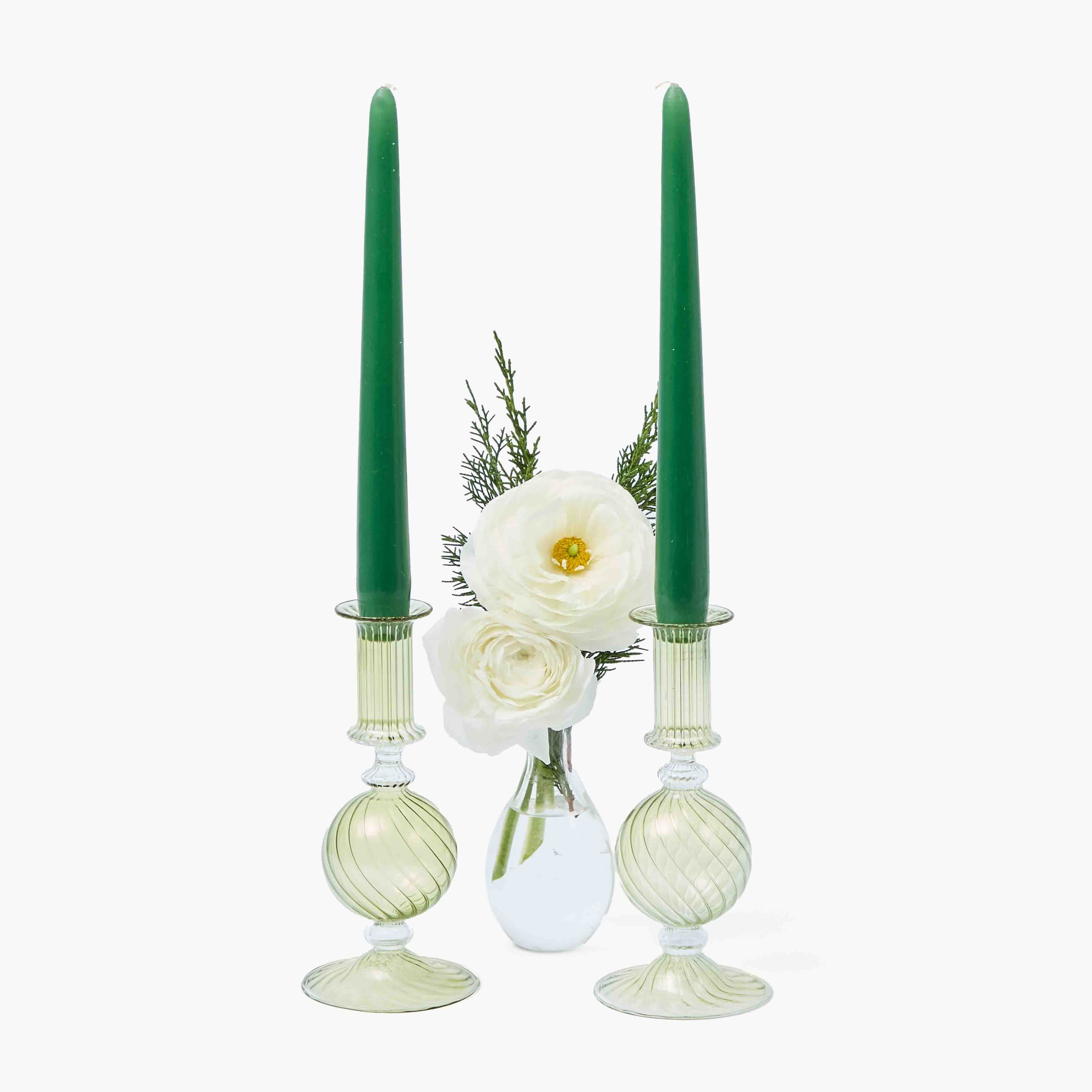 Olive Small Camille Candle Holders (Pair) - Image 23