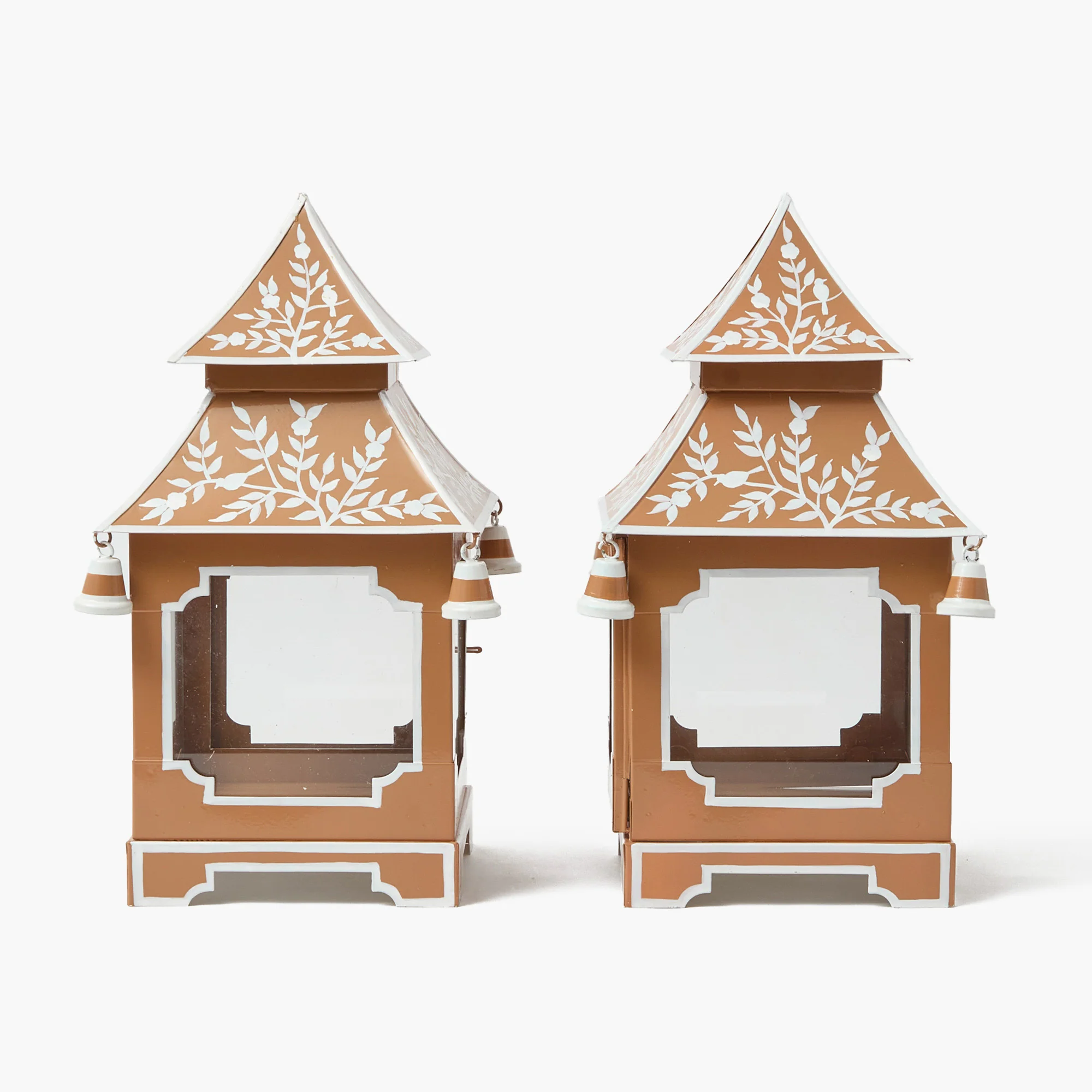 Caramel Chinoiserie Pagoda Lantern - Image 10