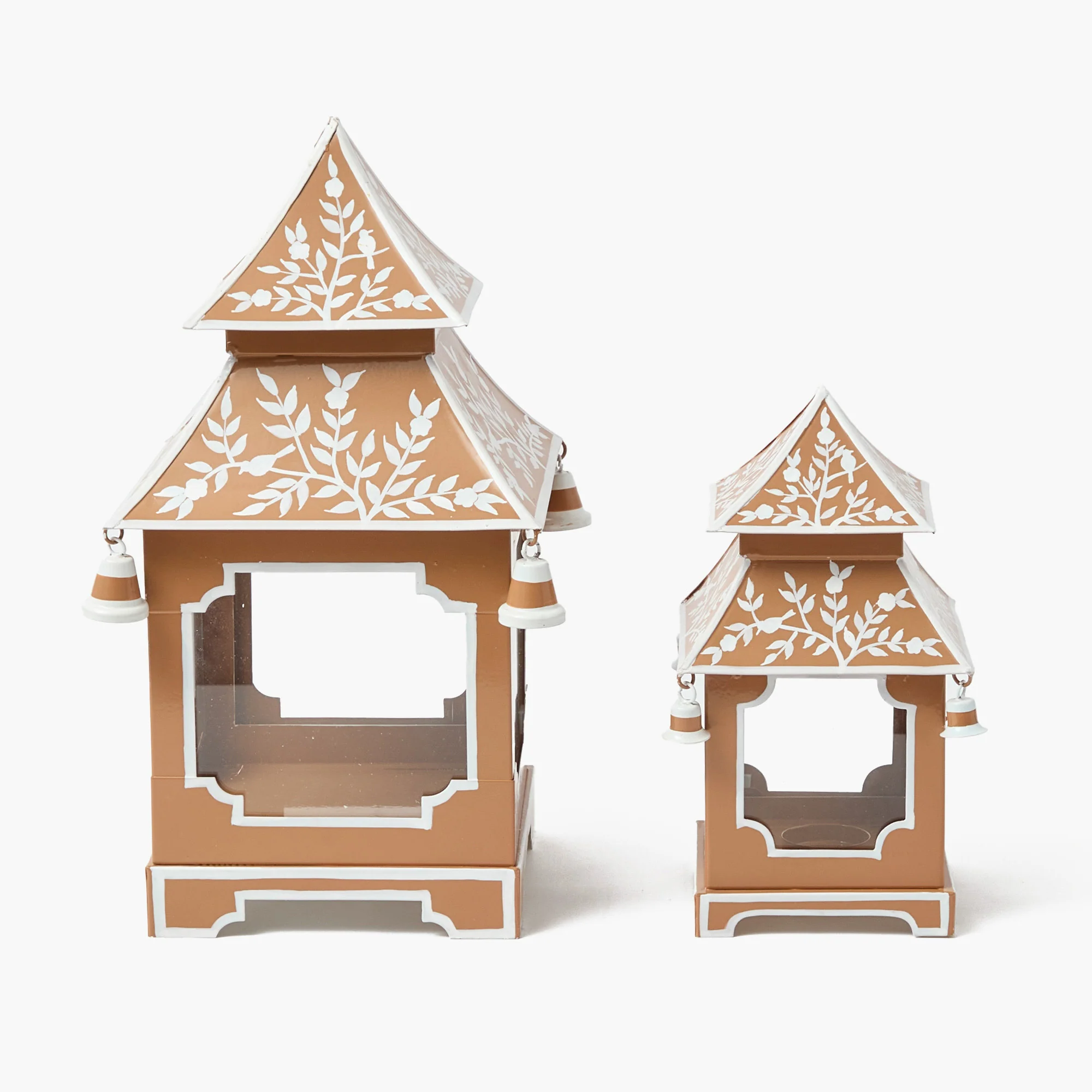 Caramel Chinoiserie Pagoda Lantern - Image 5