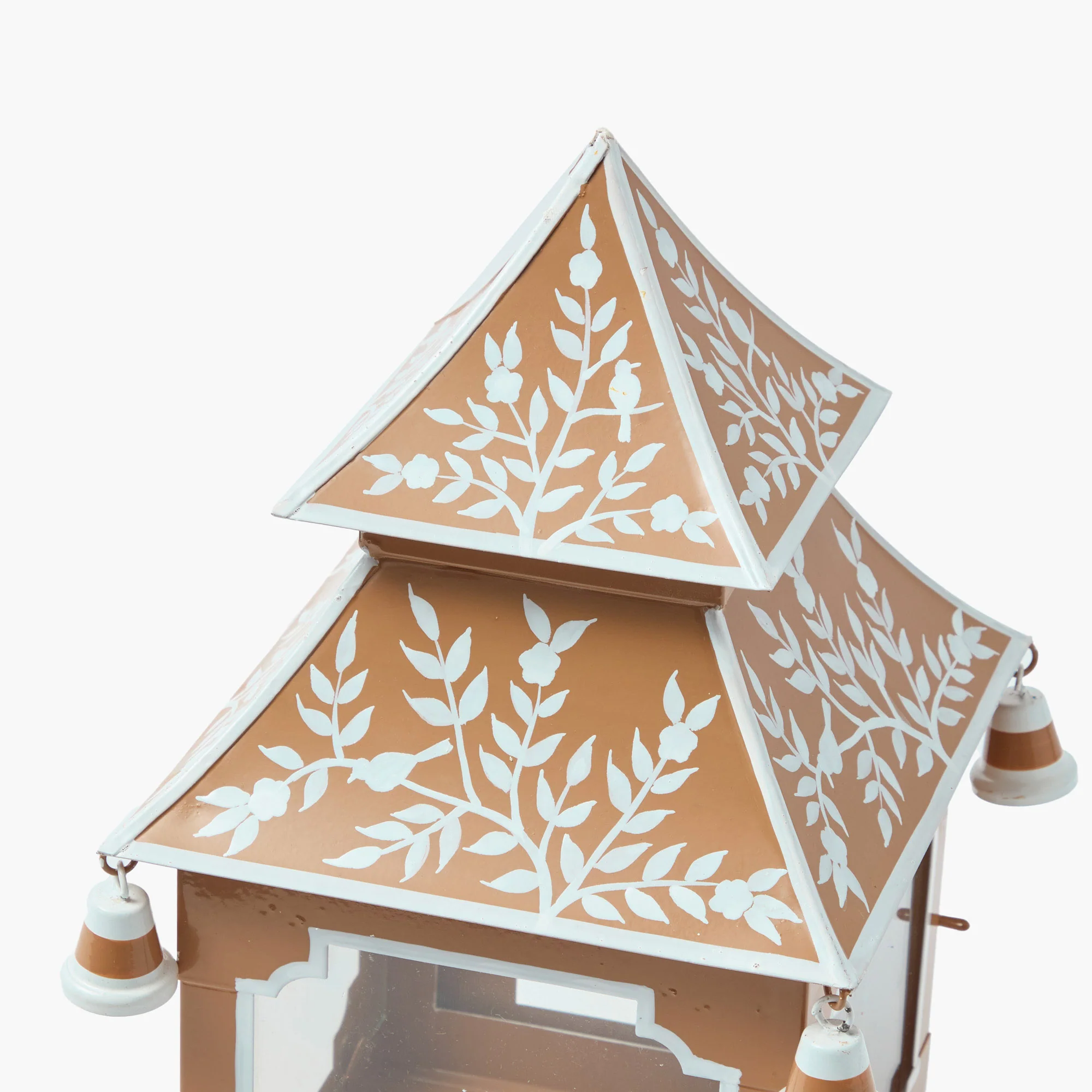 Caramel Chinoiserie Pagoda Lantern - Image 8