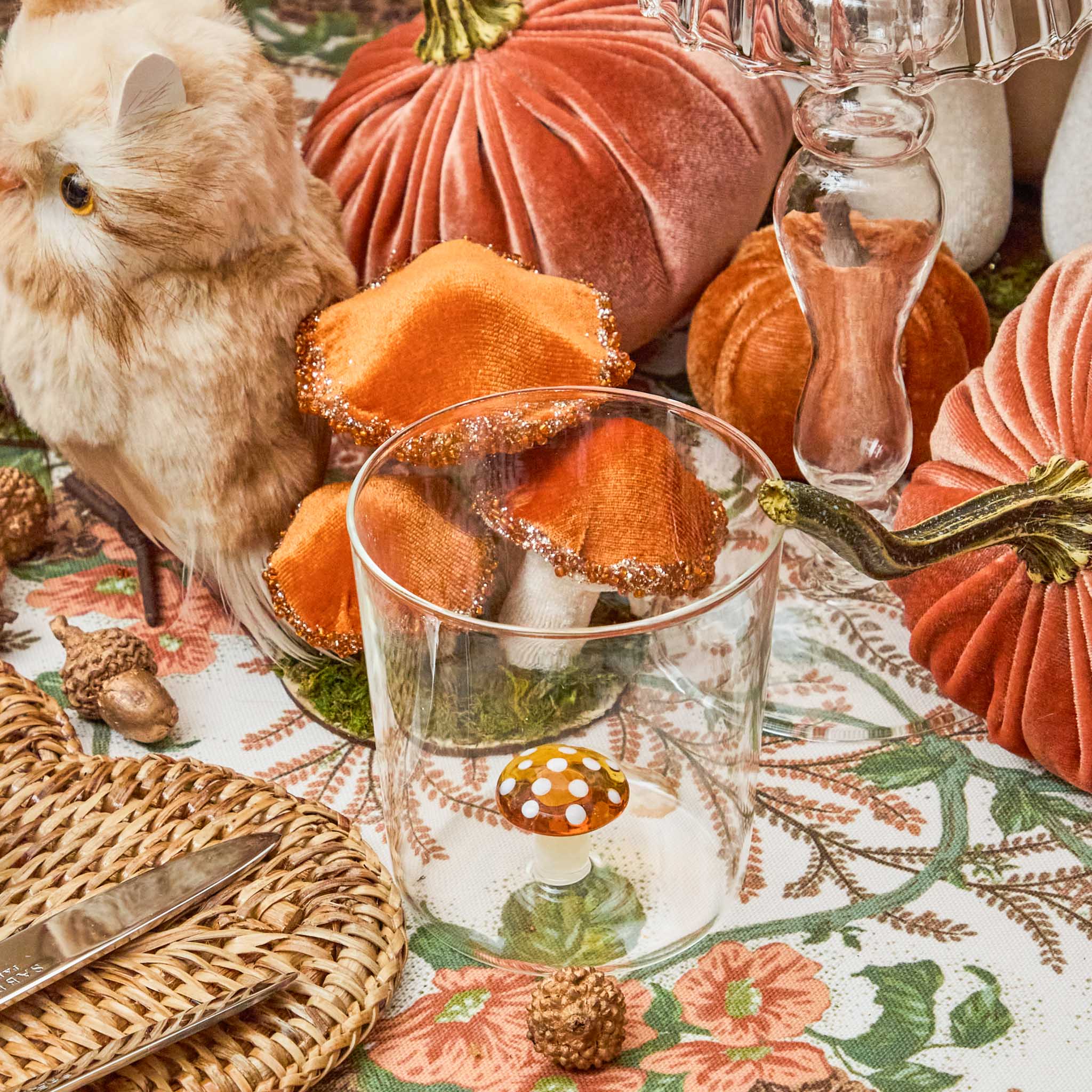 Caramel Mushroom Glasses (Set of 4) - Image 3